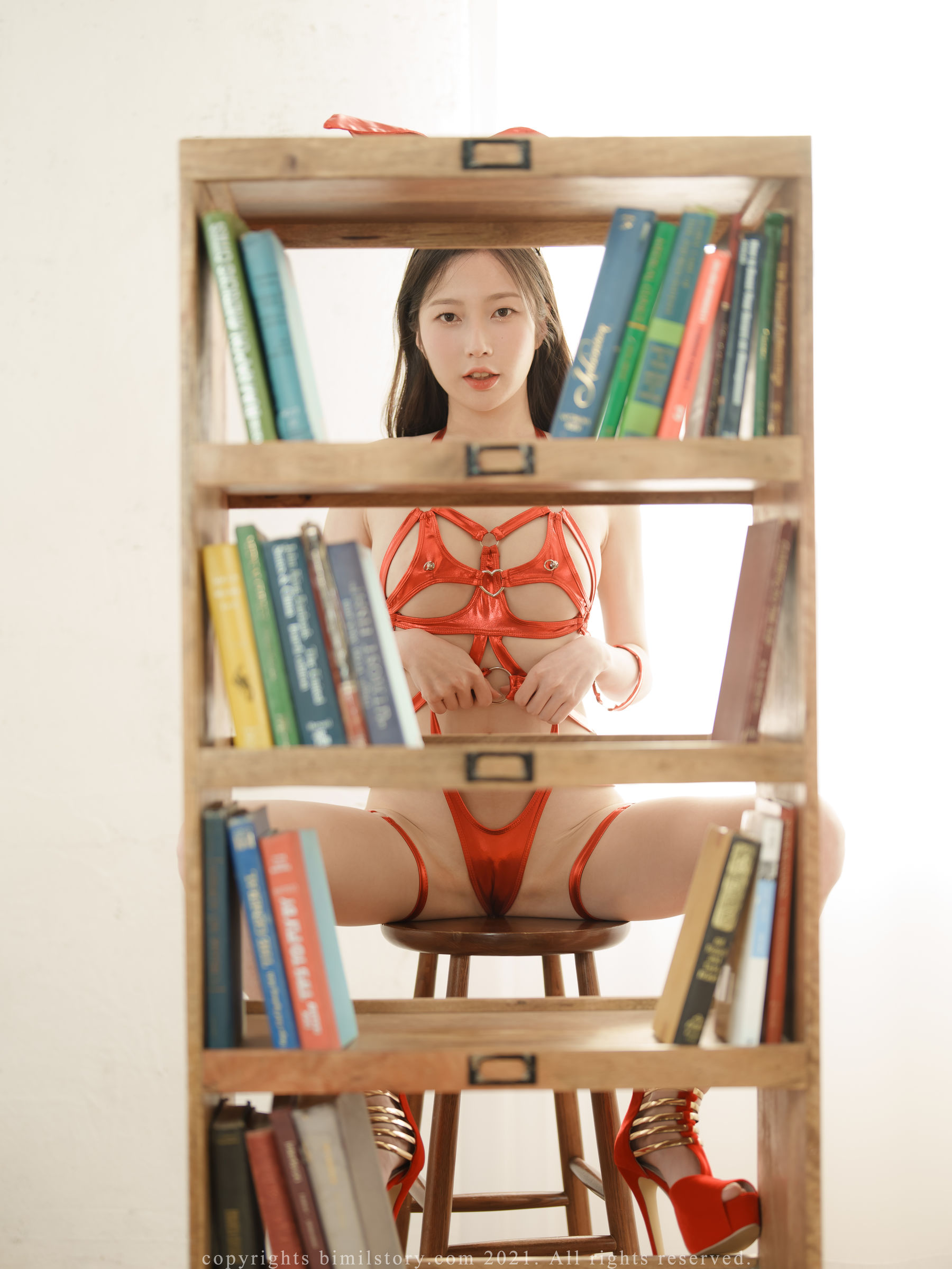 [Bimilstory] Risa – Vol.05 Red flavor Risa 日韩写真-第50张