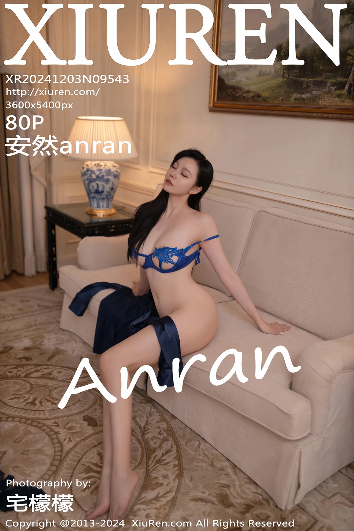 [秀人网] 2024.12.03 No.9543 安然anran、秀人旗下#[80P]-001