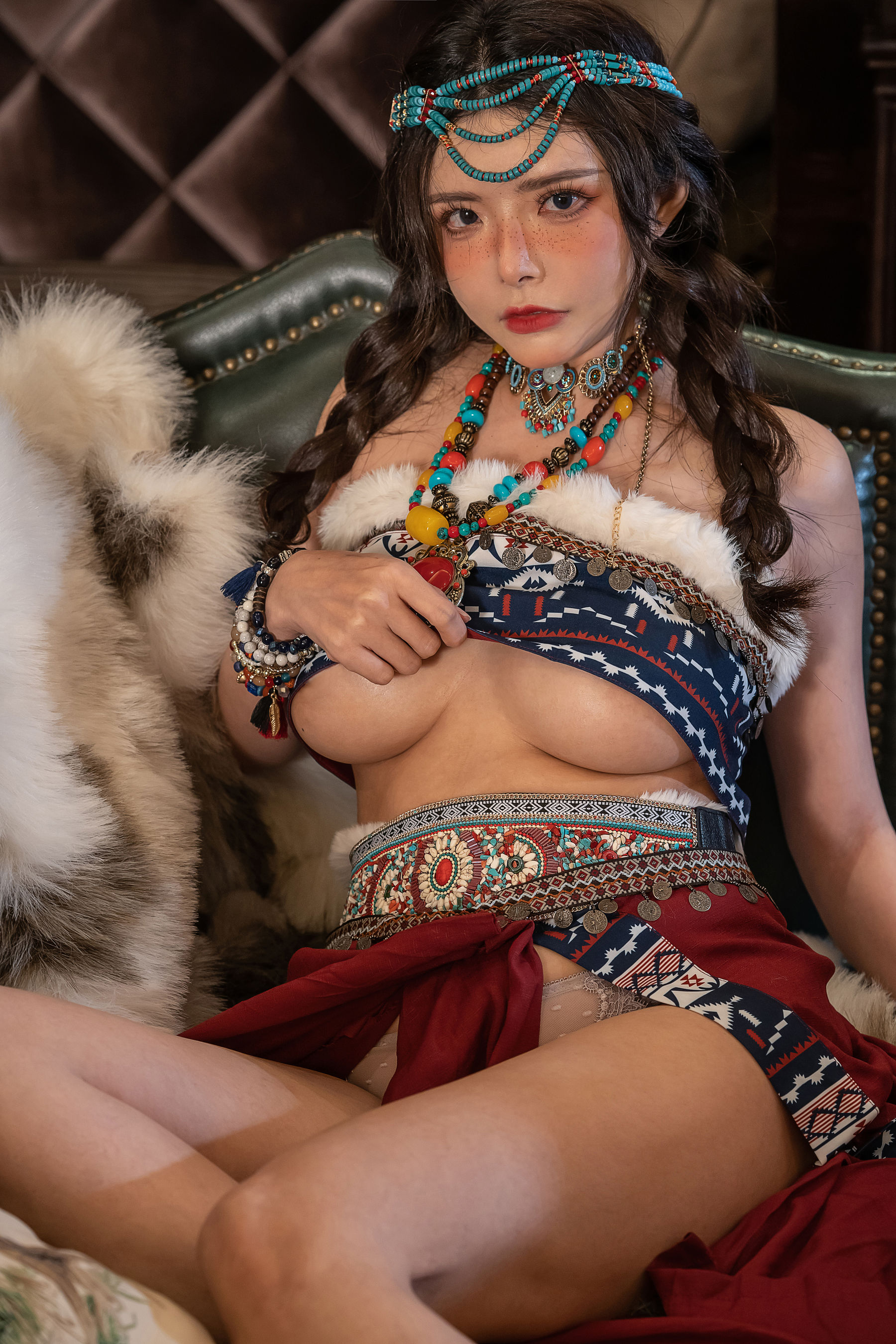 秋和柯基(夏小秋秋秋) – 雀斑少女 Cosplay-第4张