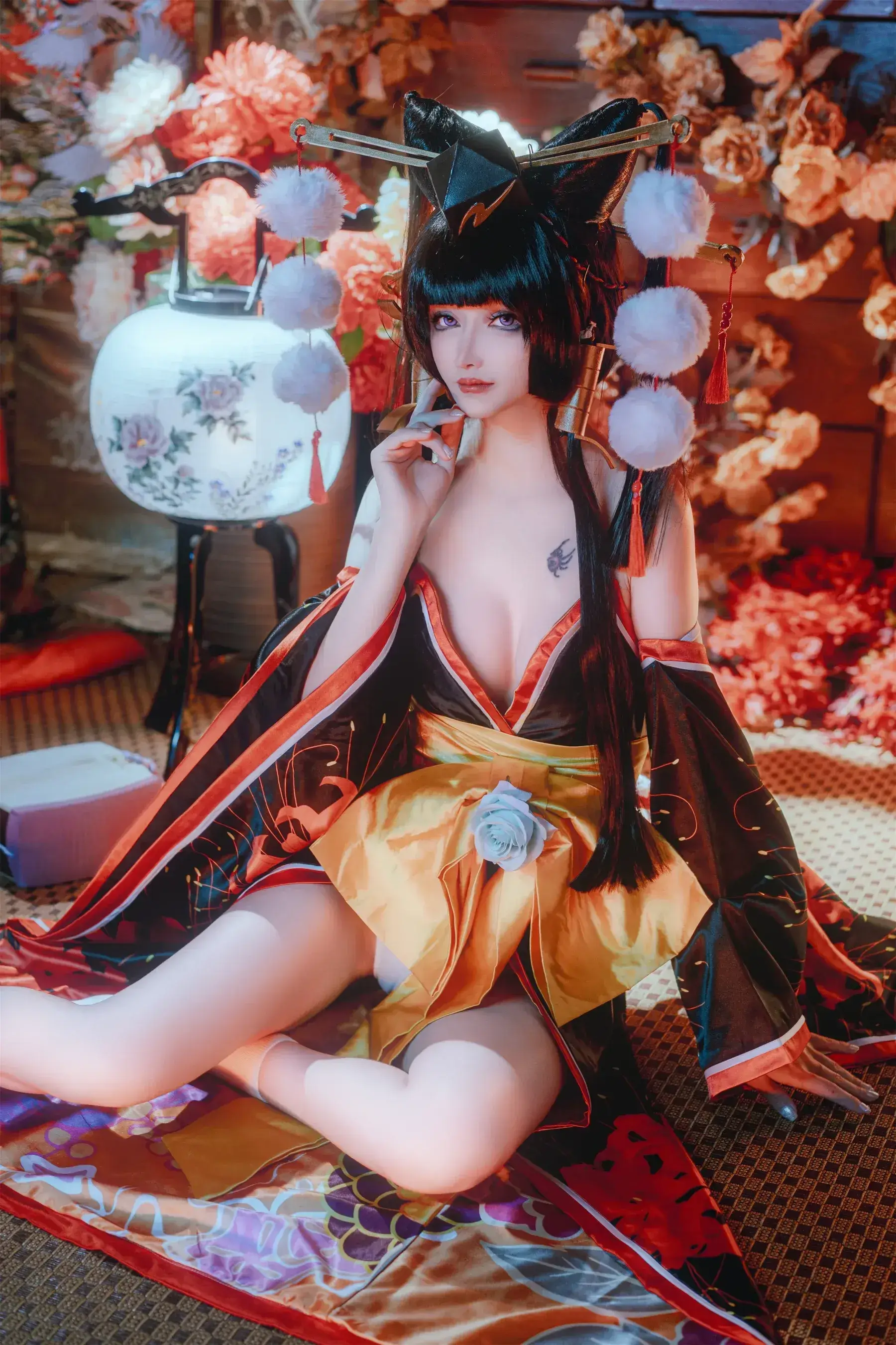 鹿八岁baby – 死或生 女天狗 Cosplay-第8张