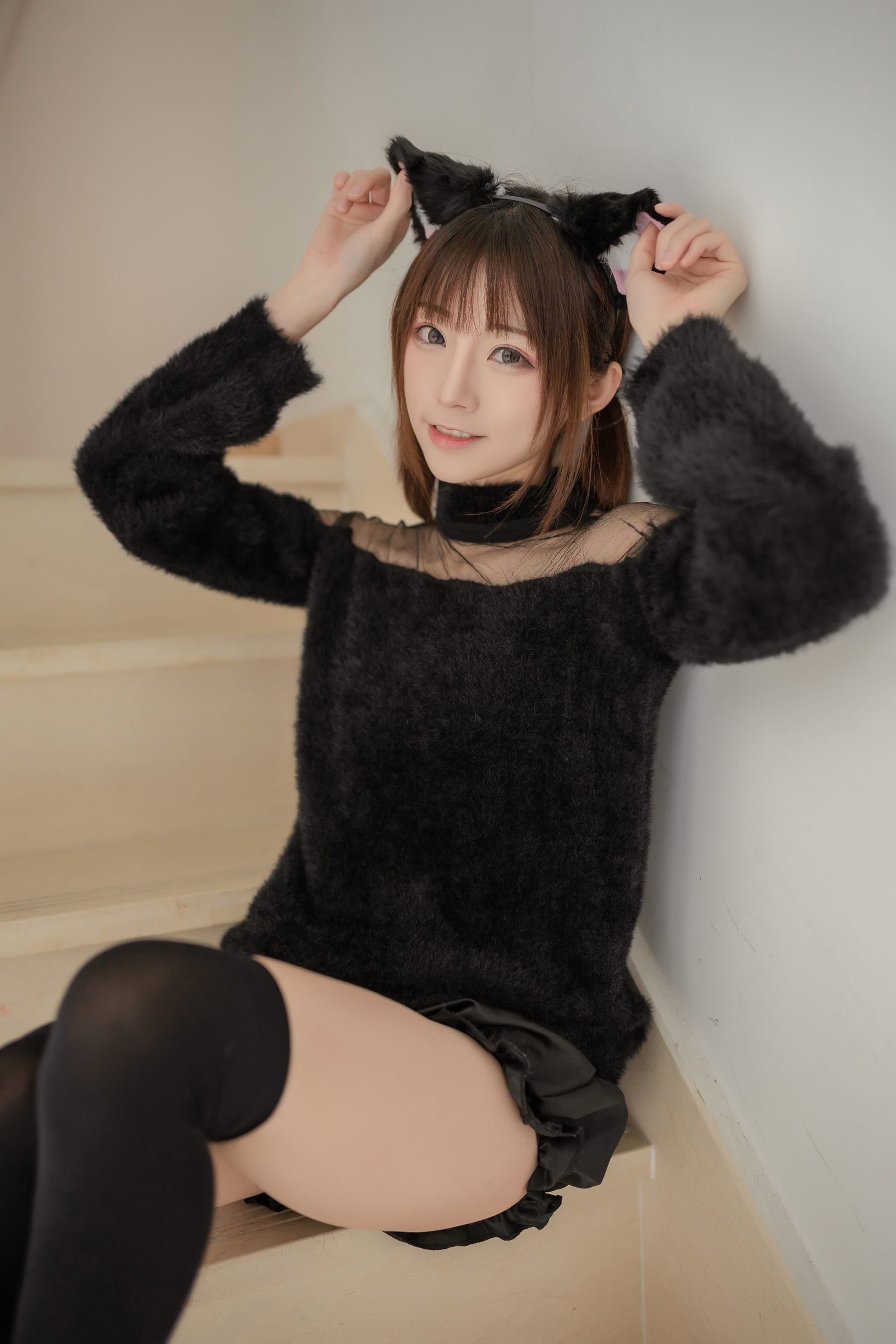 动漫博主Kitaro_绮太郎 – 黑喵 Cosplay-第15张