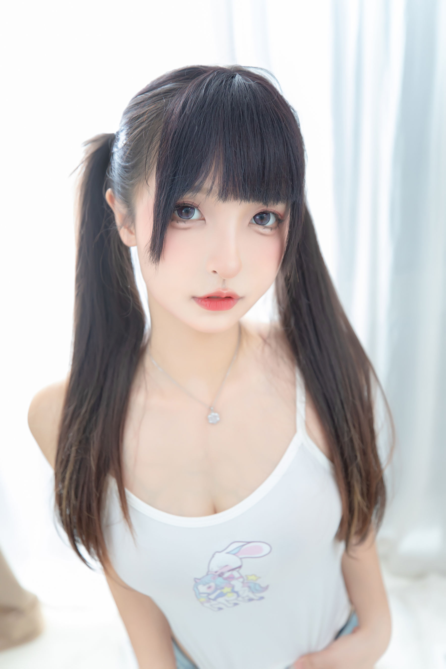 萝莉神楽板真冬 之牛仔兔兔 Cosplay-第1张