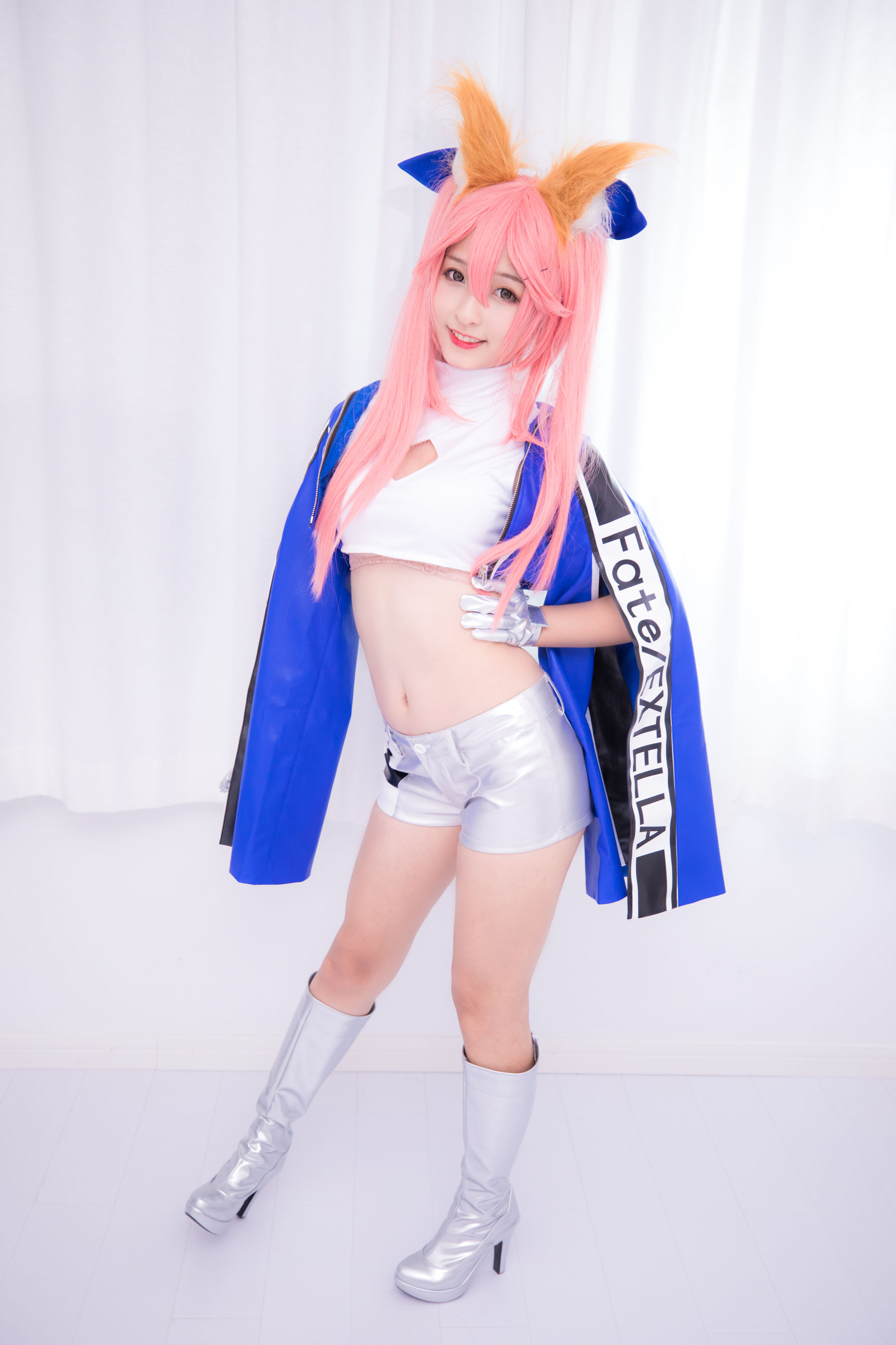 [萝莉COS] 神楽板真冬 目標はあなた、エンジン全開！！ Cosplay-第1张