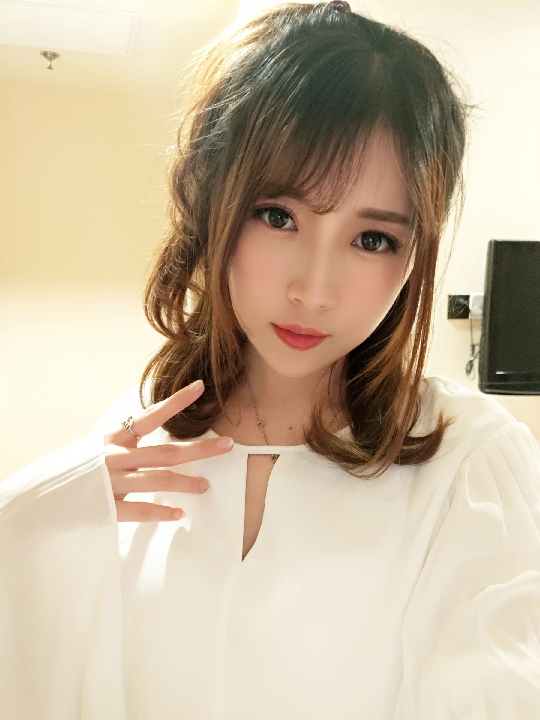 斗鱼主播小女巫露娜 – OL风肤色连裤袜 Cosplay-第36张