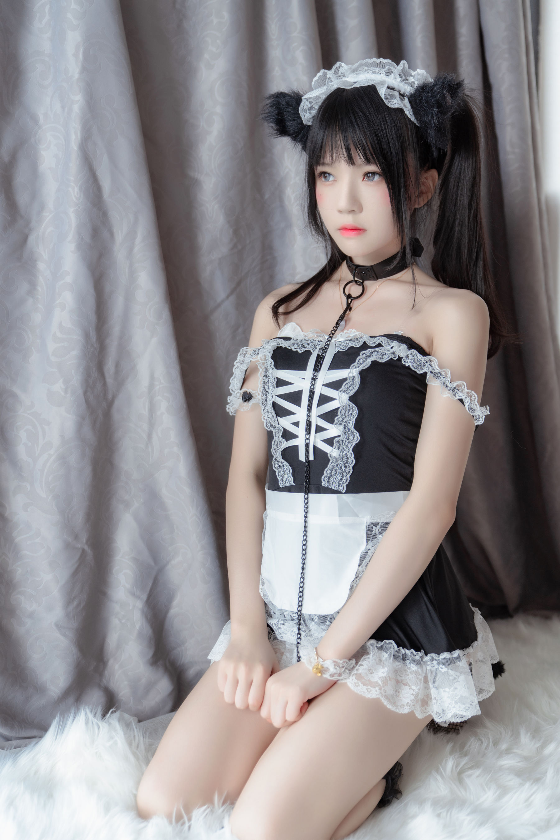 桜桃喵 黑猫妹抖 Cosplay-第9张