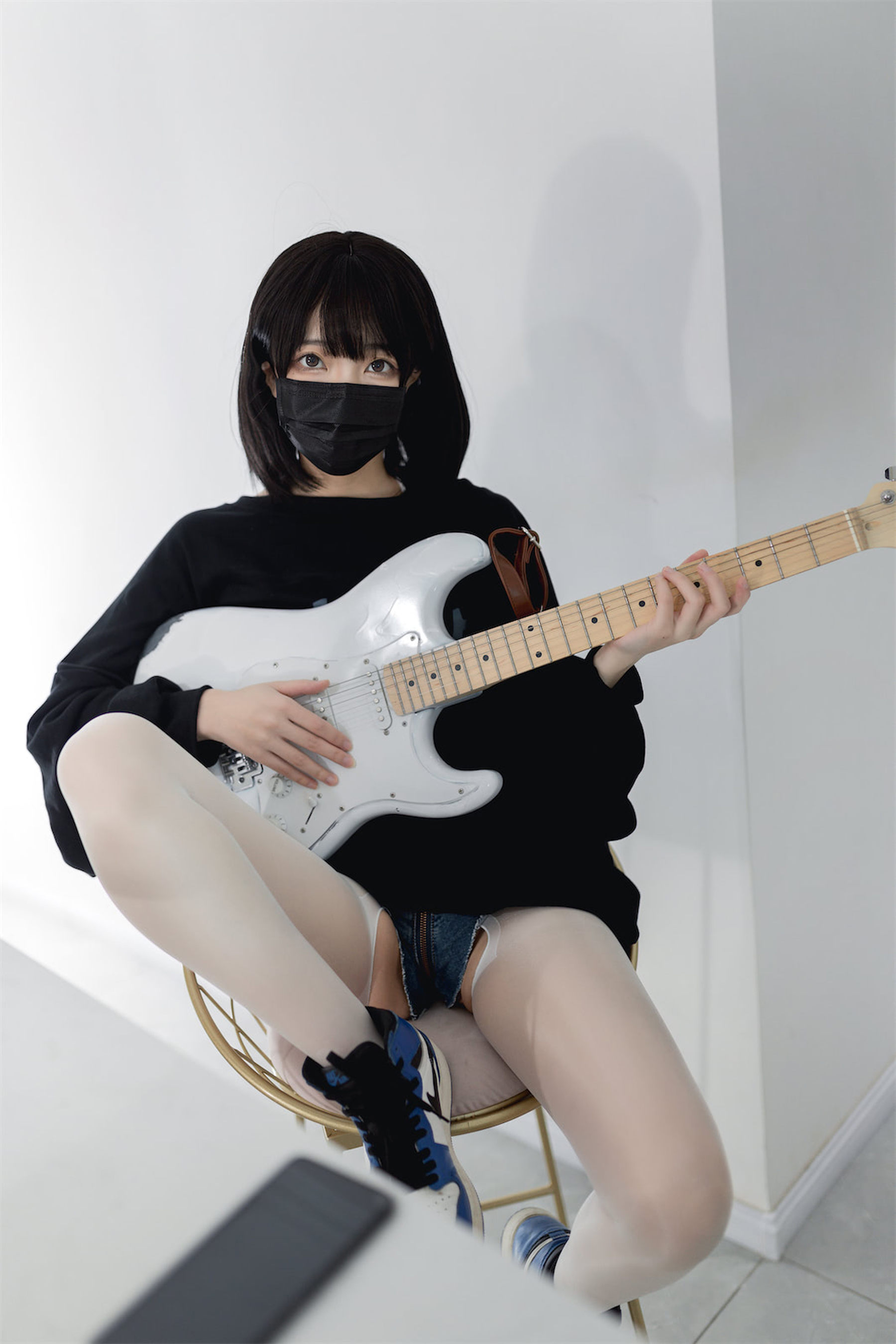杏仁曲奇 – 升玖吉他姐姐 Cosplay-第8张