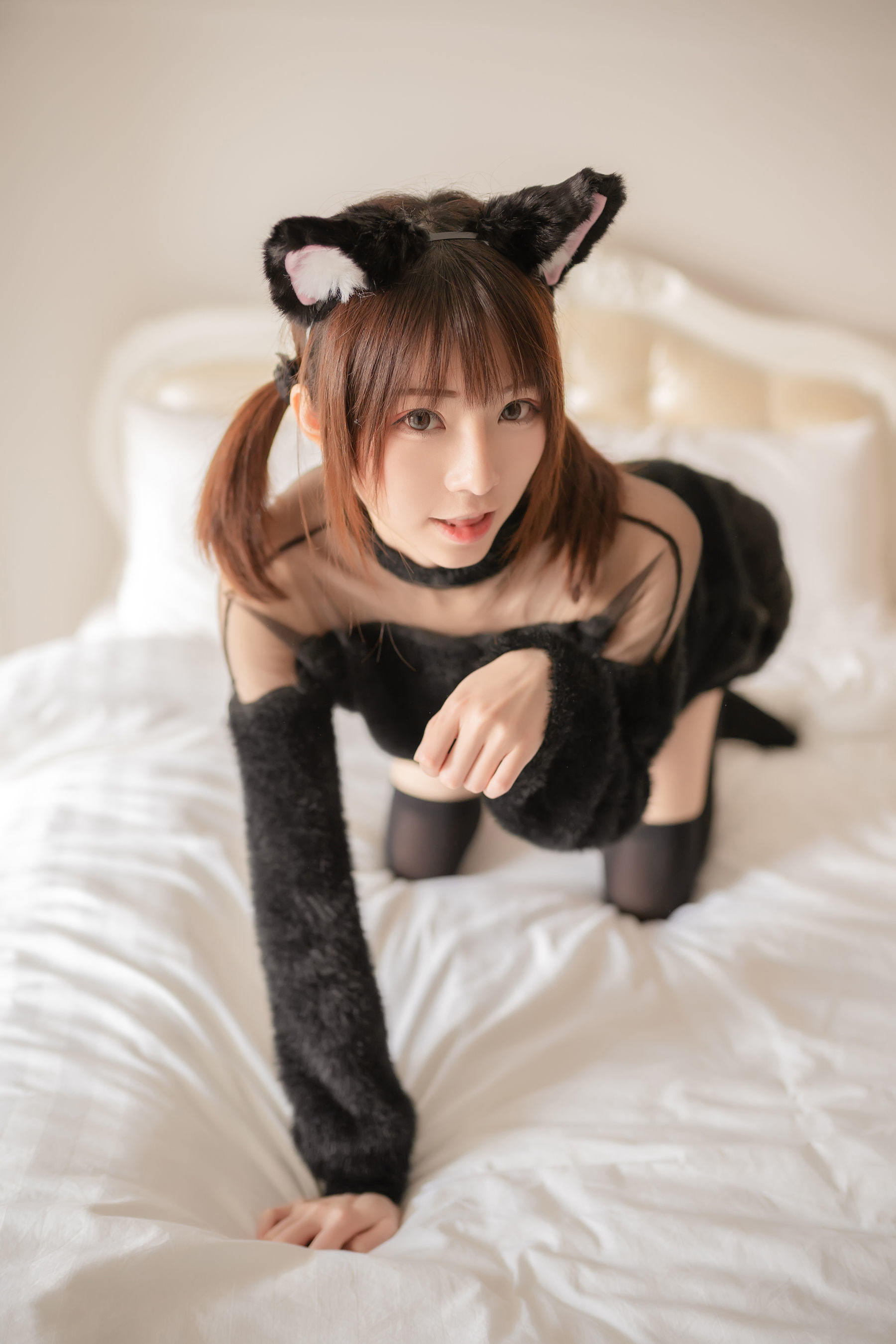 动漫博主Kitaro_绮太郎 – 黑喵 Cosplay-第32张