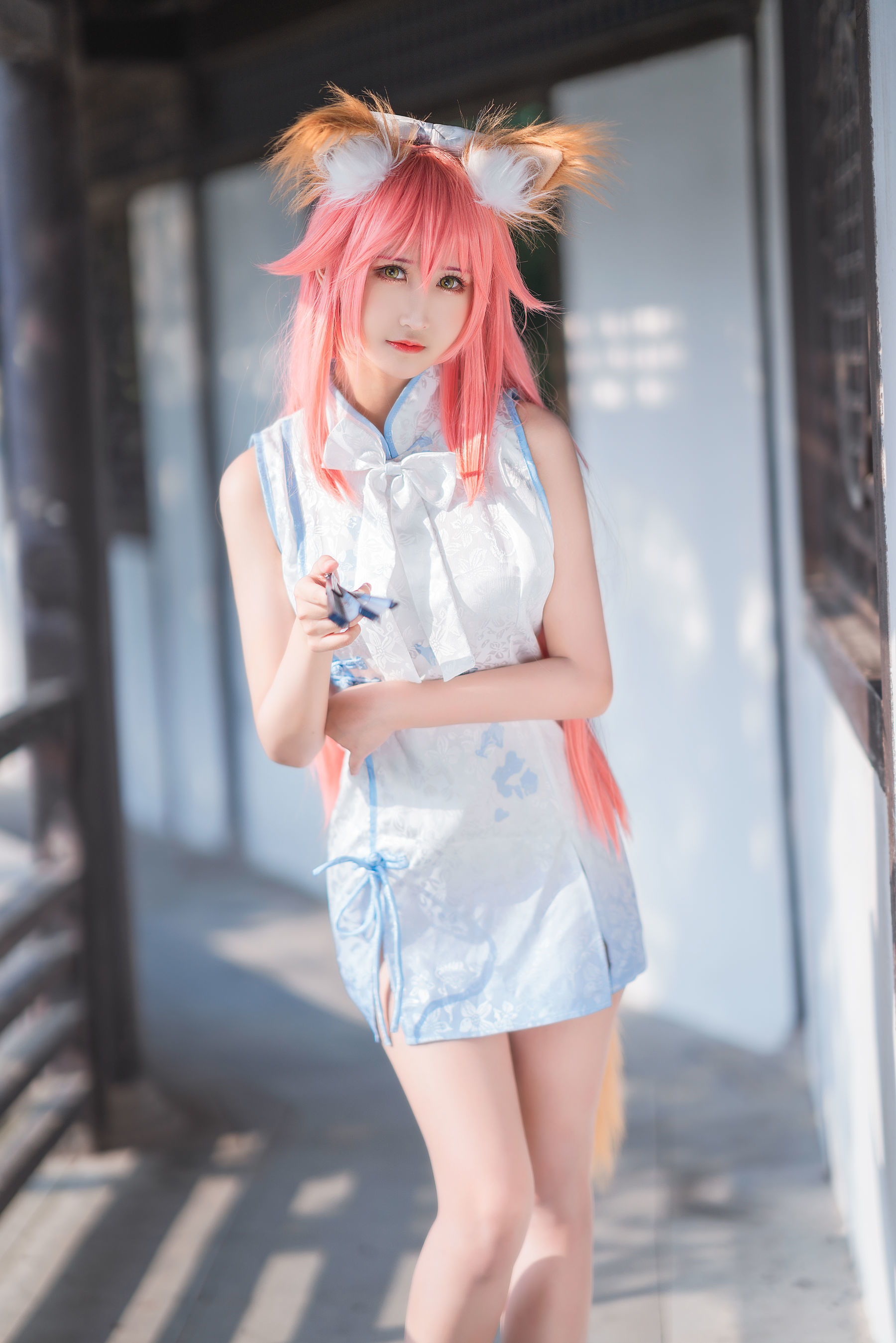 微博妹子三度_69 旗袍玉藻前 Cosplay-第40张