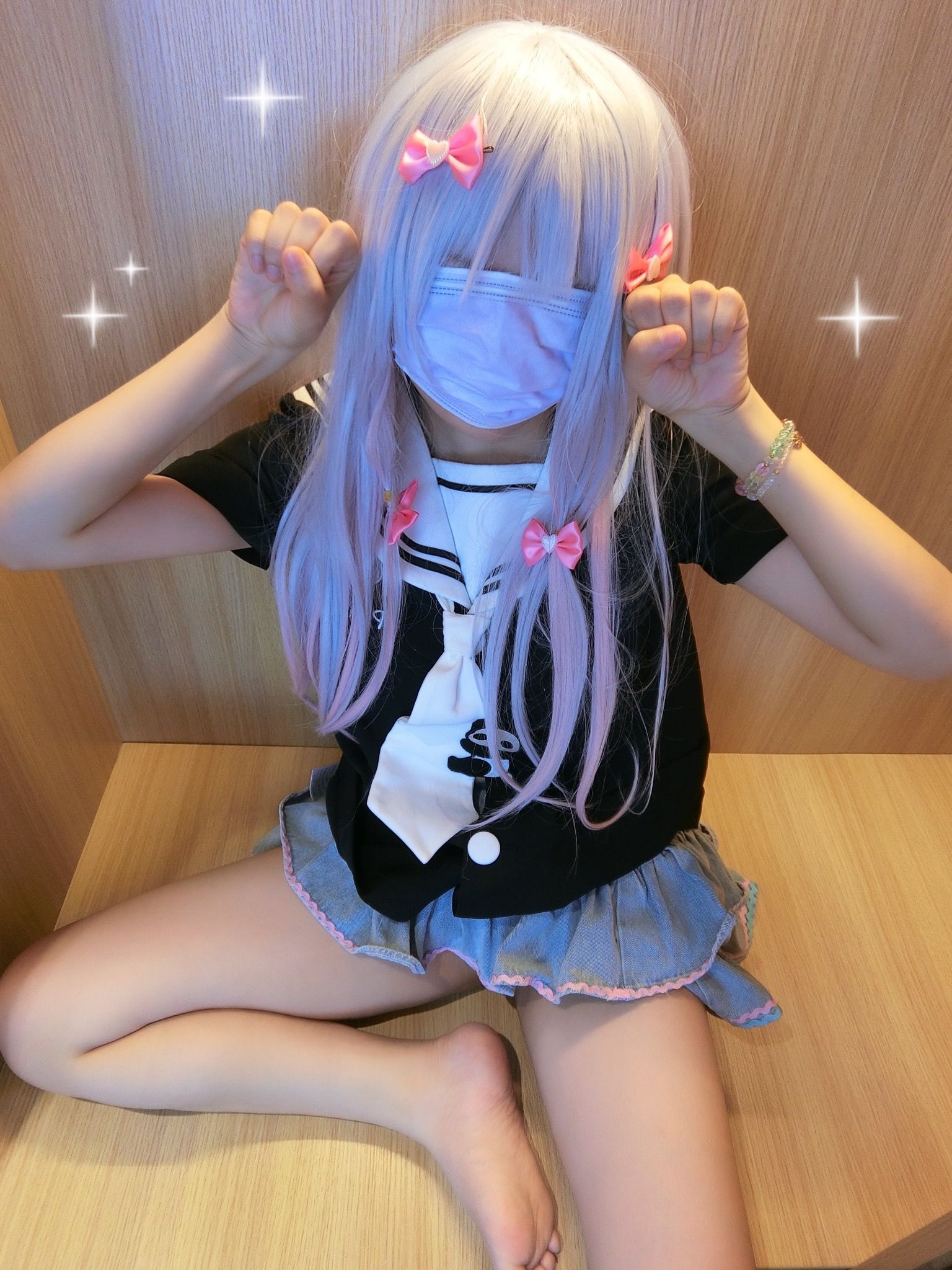 萌妹子Coser摇摇乐yoyo – 嫩足萝莉系 Cosplay-第5张