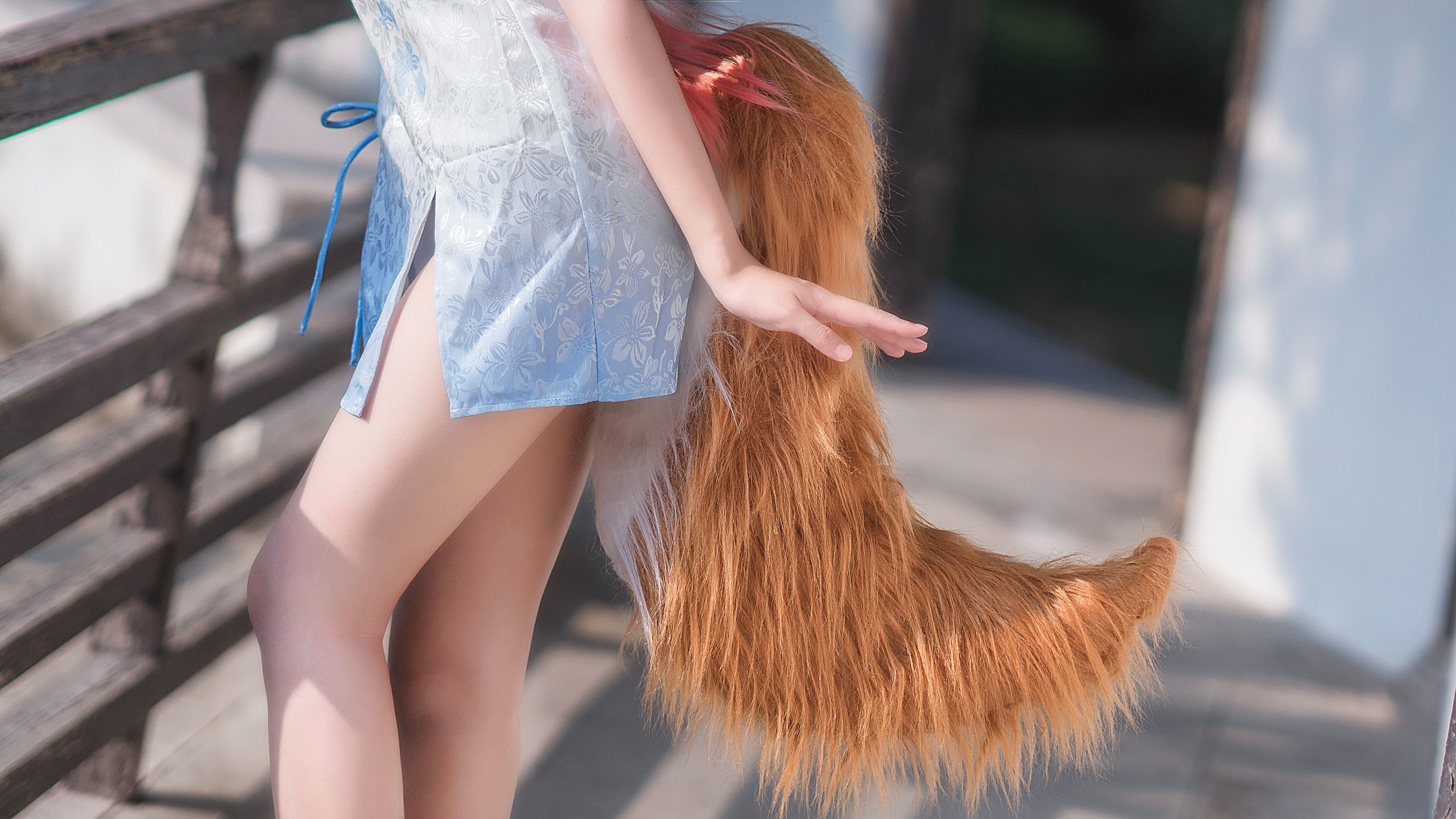 微博妹子三度_69 旗袍玉藻前 Cosplay-第9张
