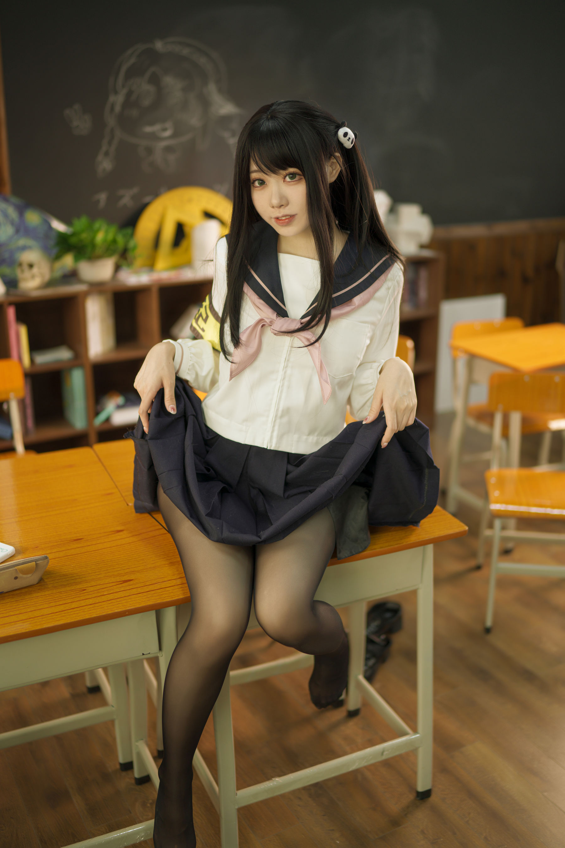安食Ajiki – 风纪委员 Cosplay-第1张