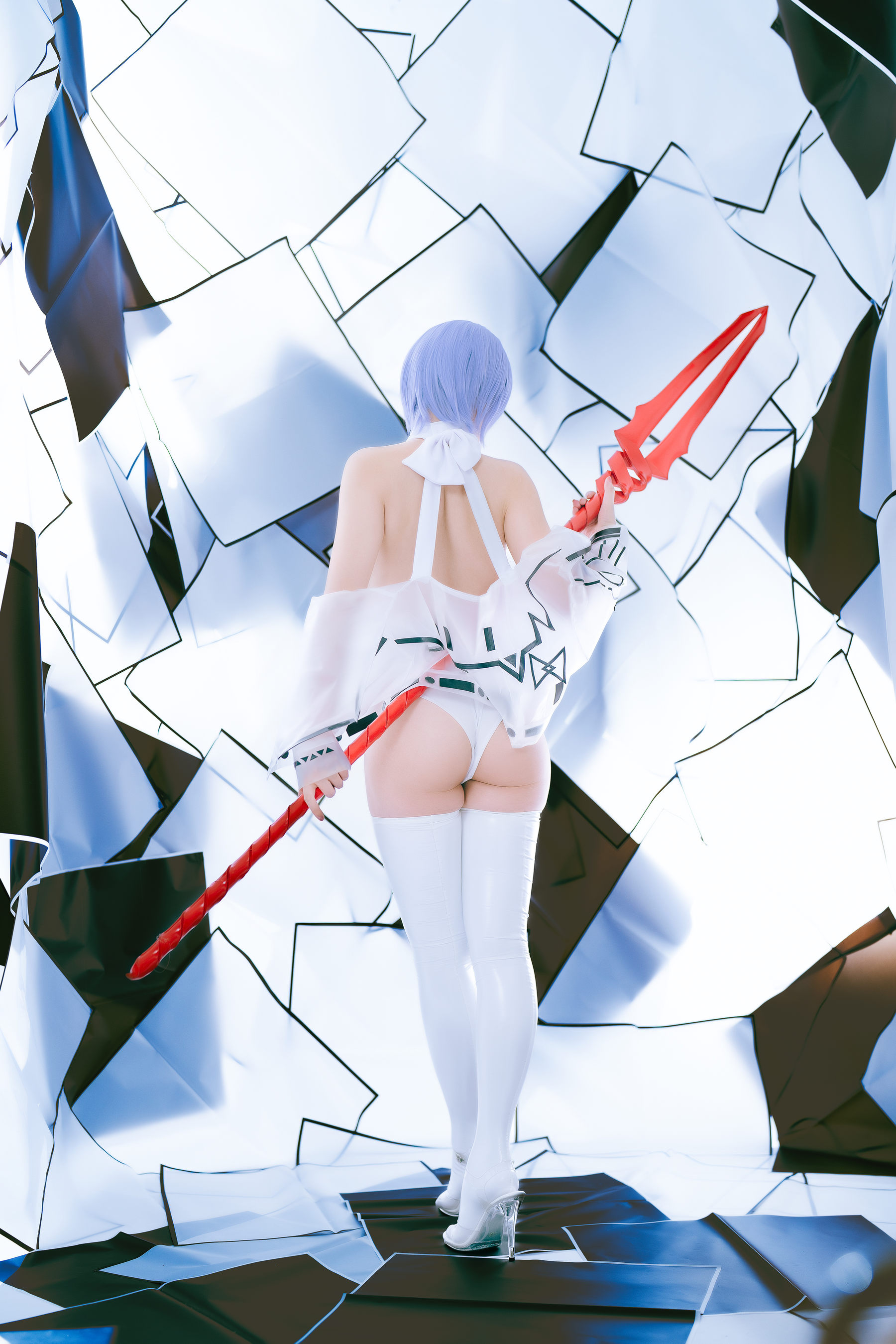 Coser小姐姐星之迟迟 – 绫波丽同人 Cosplay-第61张
