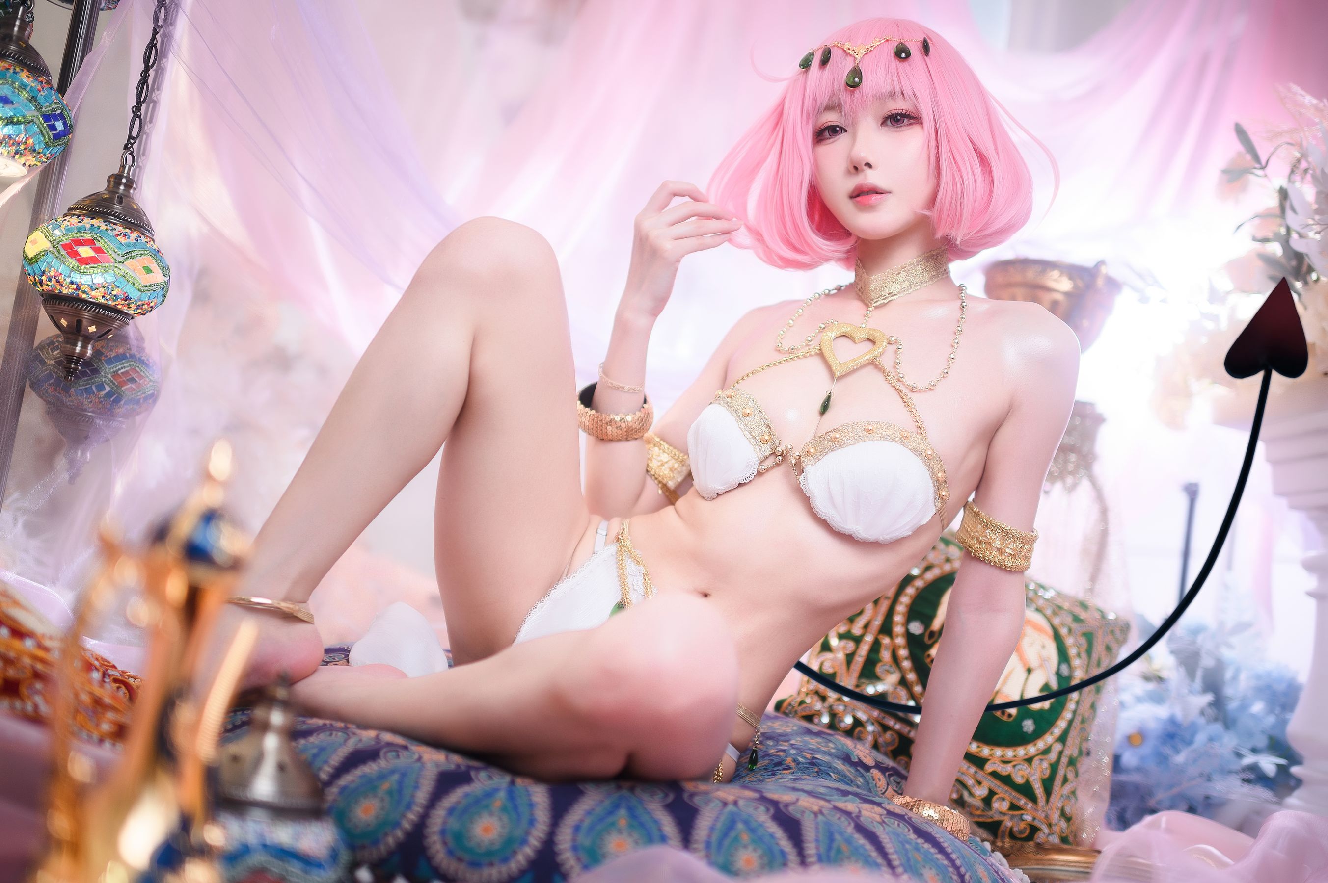 阿包也是兔娘 – 出包王女 梦梦舞娘 Cosplay-第2张