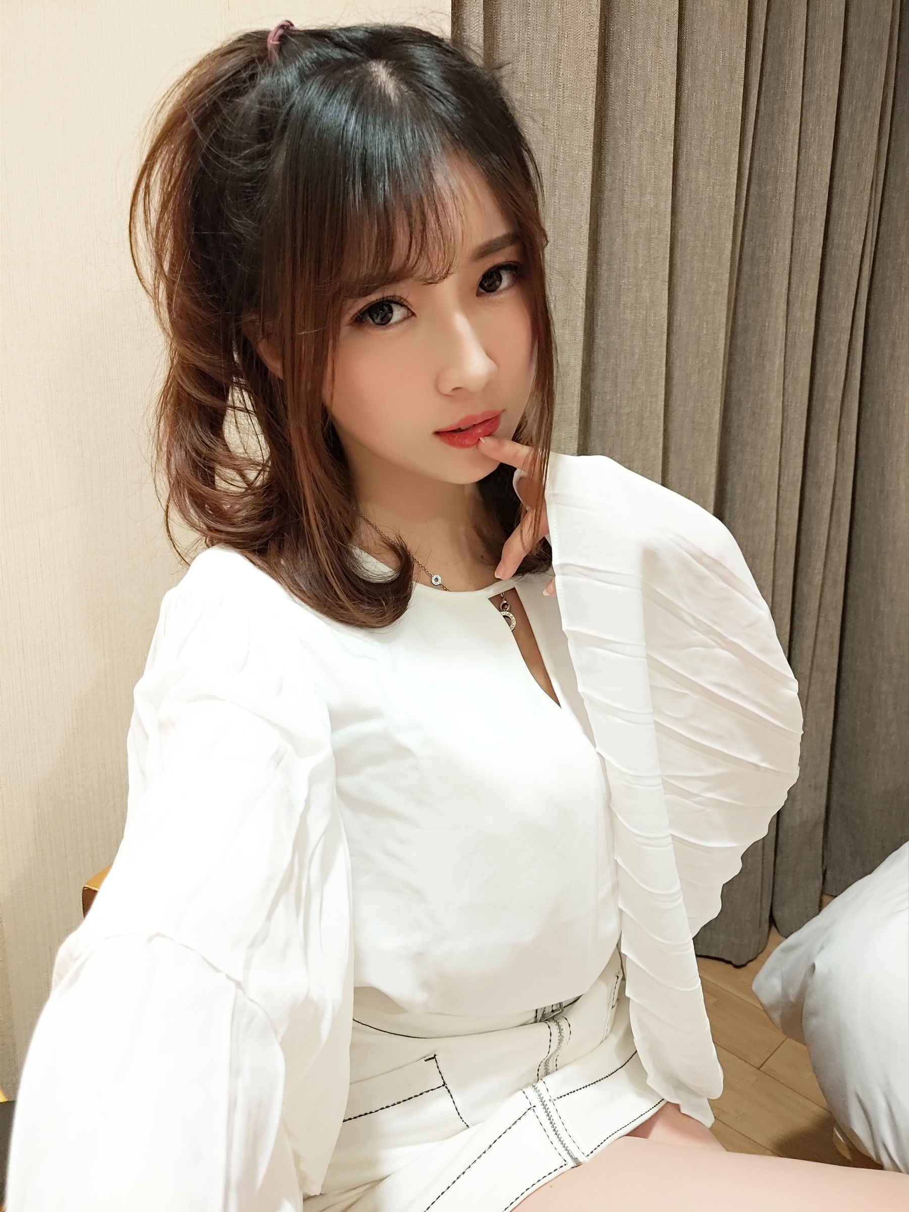 斗鱼主播小女巫露娜 – OL风肤色连裤袜 Cosplay-第39张