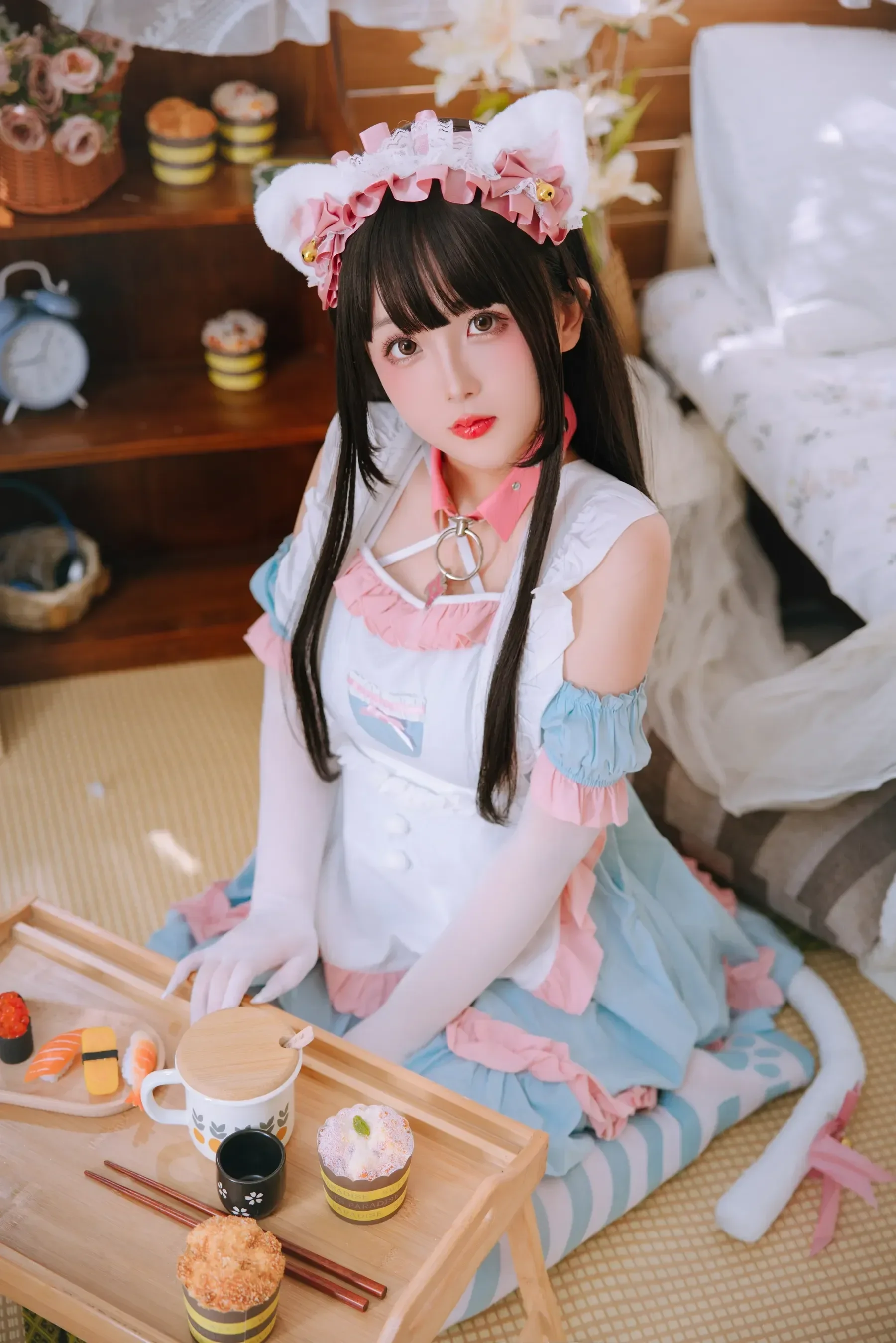 日奈娇 – 兔尾女仆 Cosplay-第2张