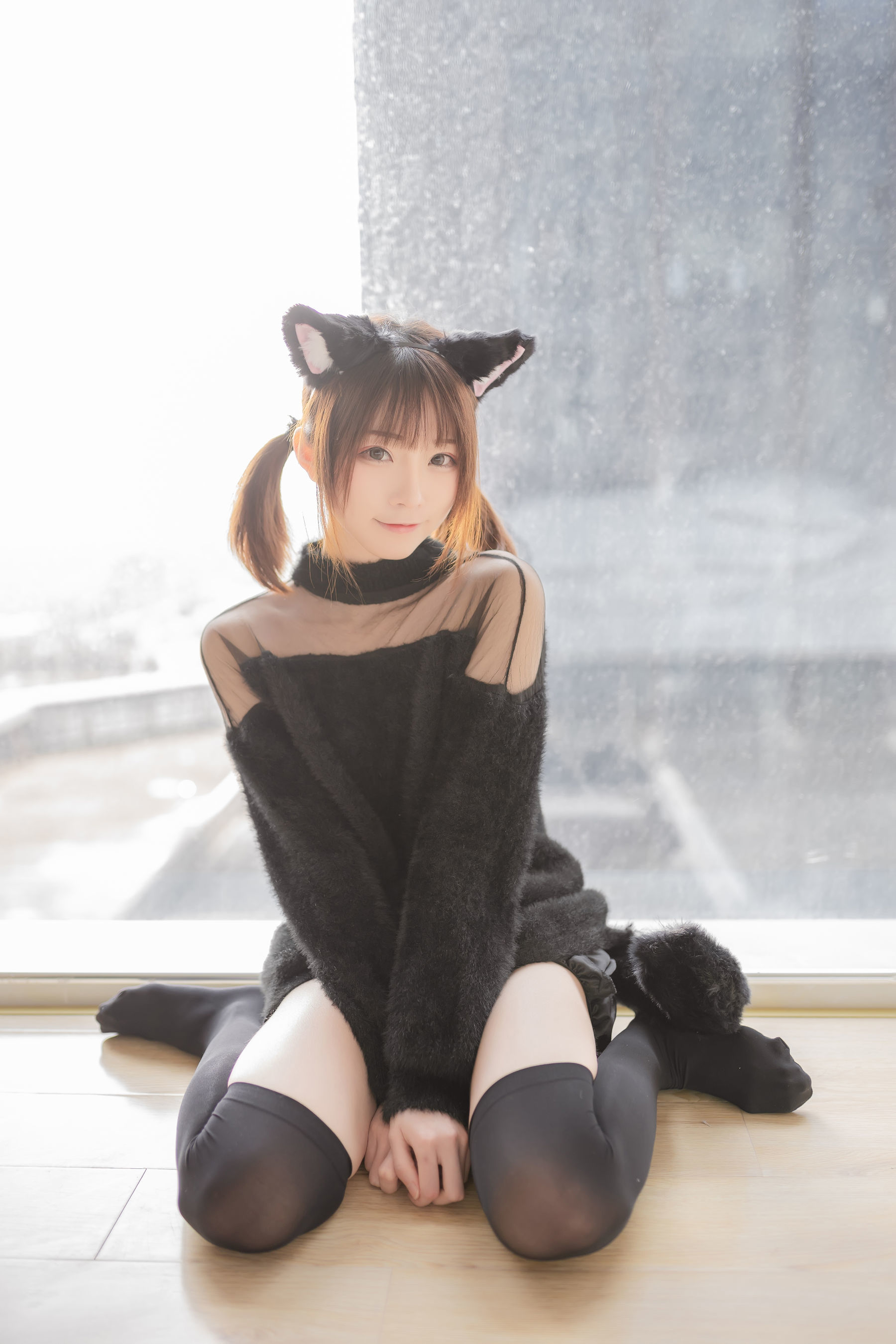 动漫博主Kitaro_绮太郎 – 黑喵 Cosplay-第21张
