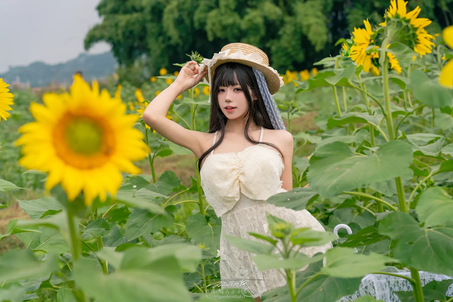 咬一口兔娘 – 7月作品『夏の葵』[70P] Cosplay-第1张
