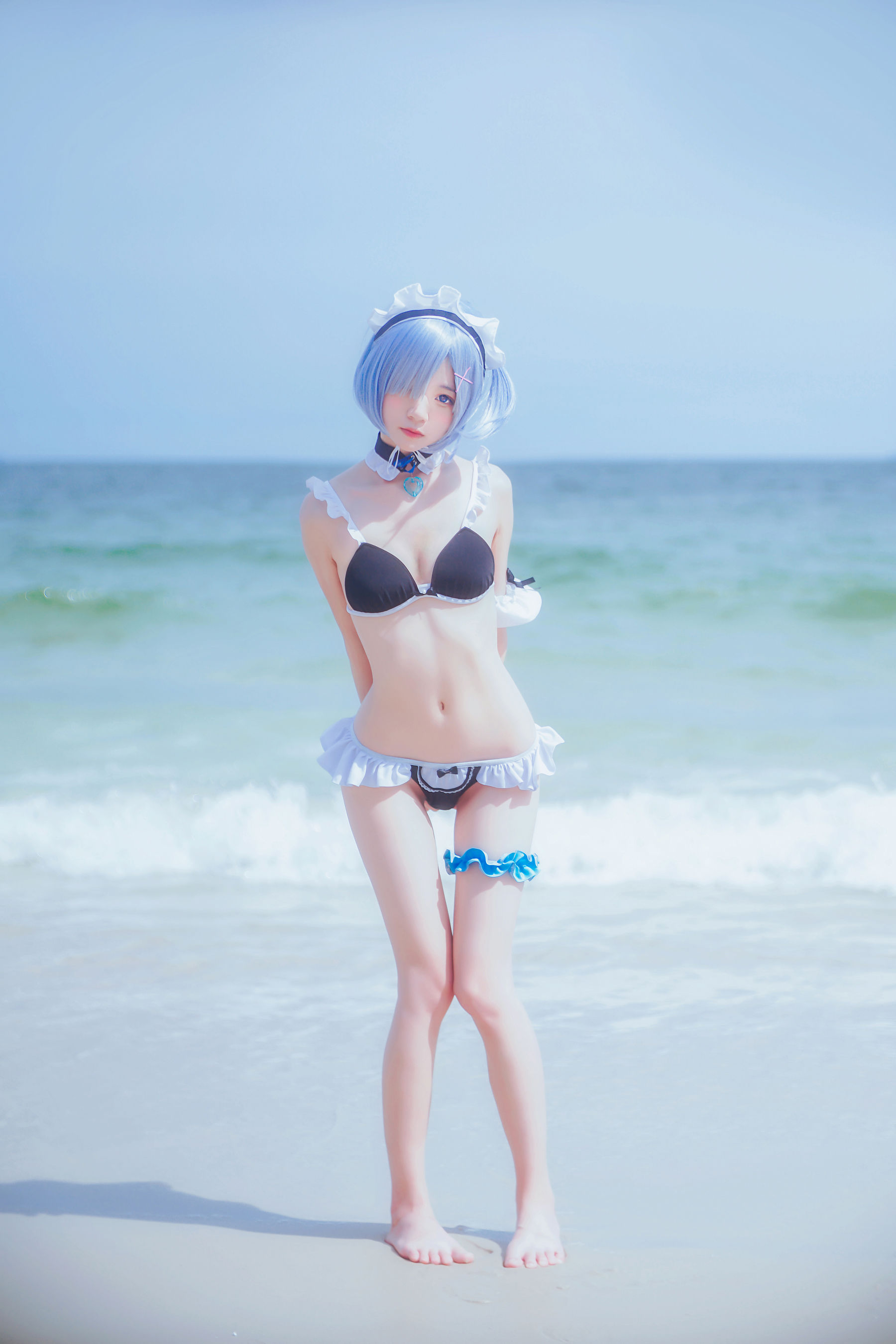 桜桃喵《蕾姆COS》 Cosplay-第1张