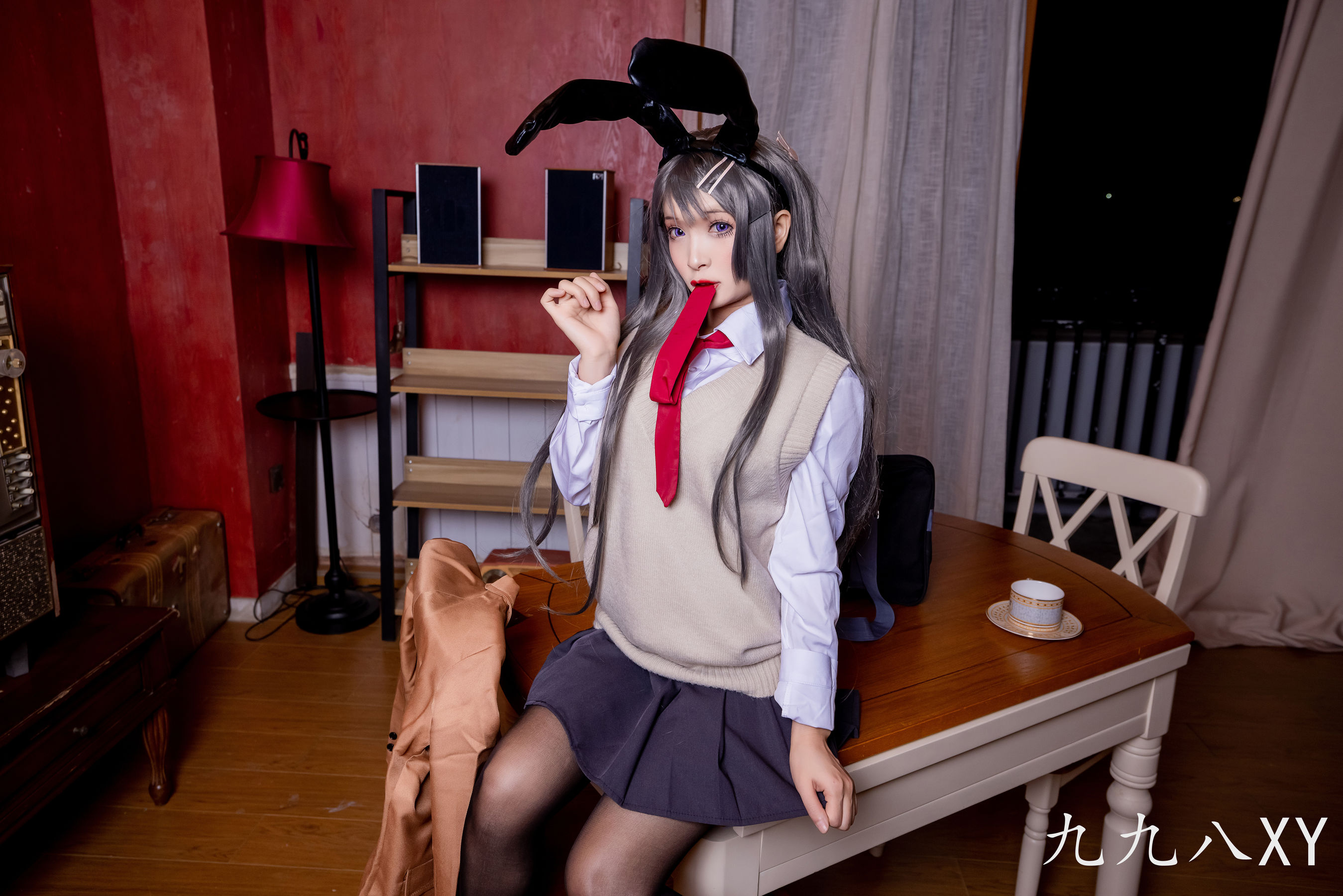 动漫博主九九八XY – 麻衣学姐 Cosplay-第8张