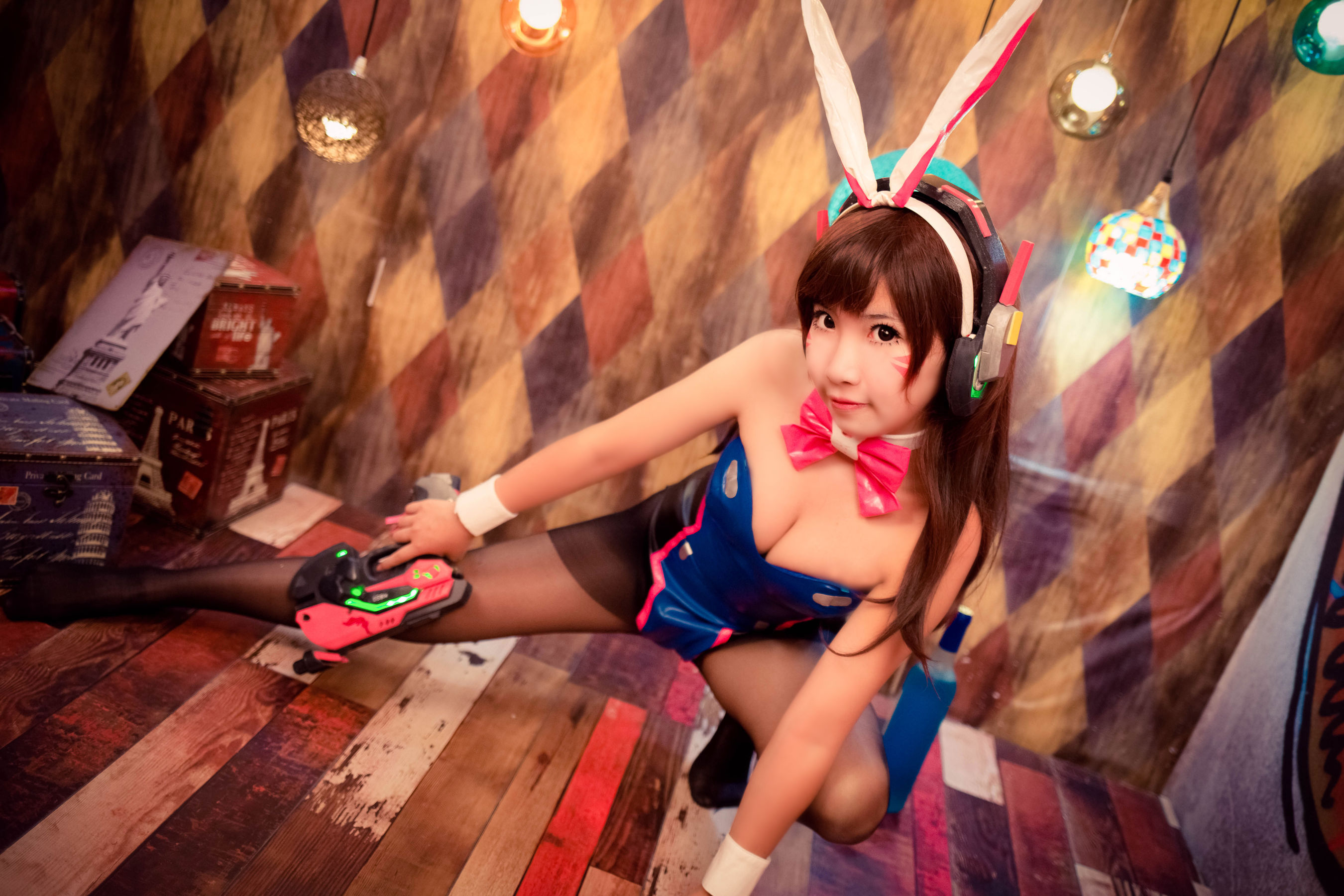 萝莉蜜嘟喵 DVA兔女郎 Cosplay-第6张
