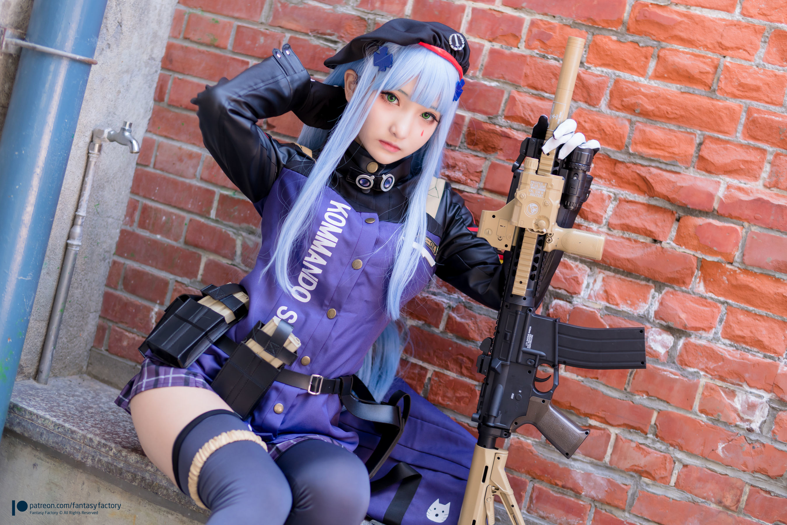 [Fantasy Factory] 小丁Cosplay – 魔女 浴池 黑丝 Cosplay-第60张