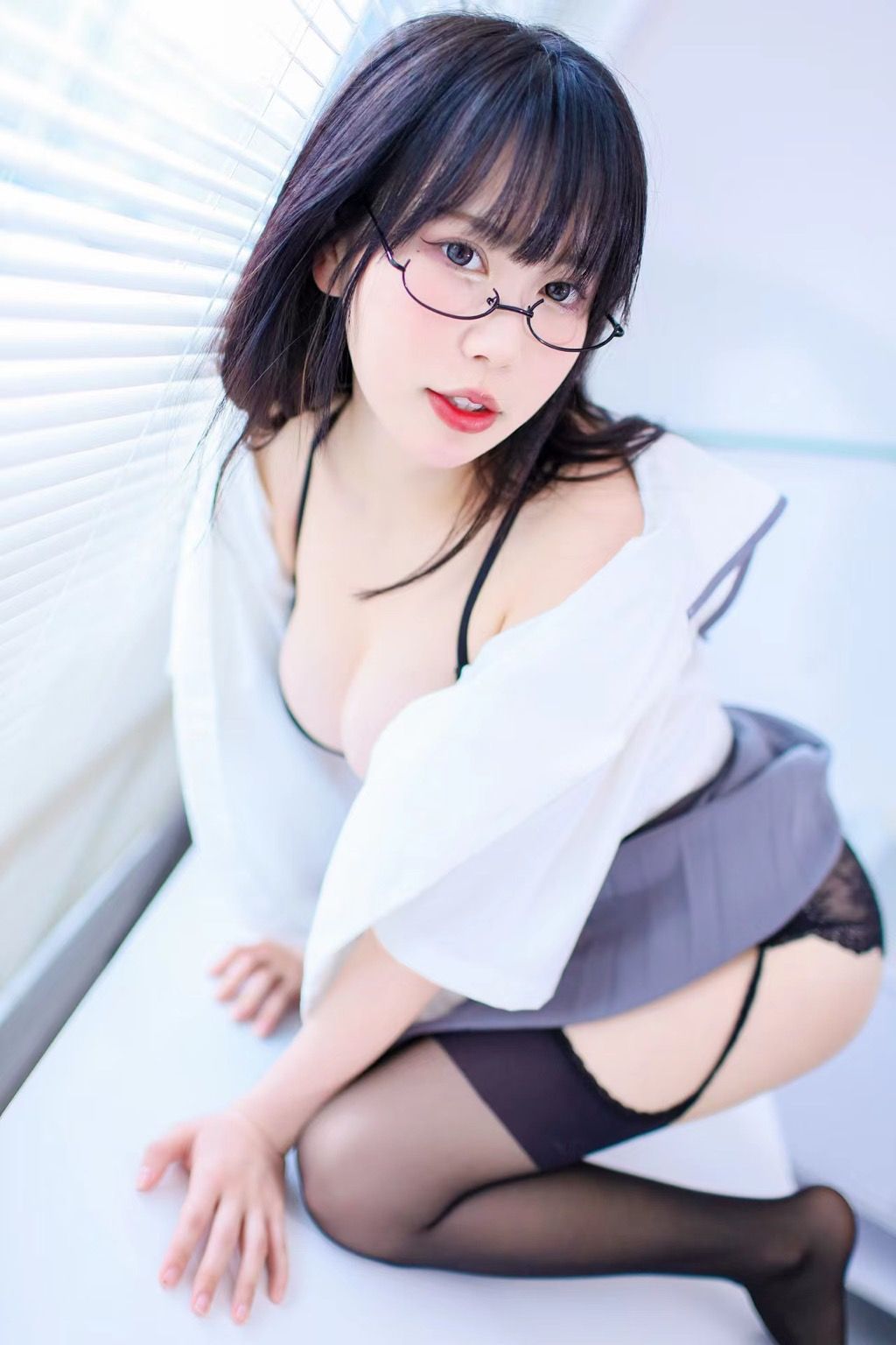 Tina很妖孽呀 – 调皮的JK妹妹 Cosplay-第4张