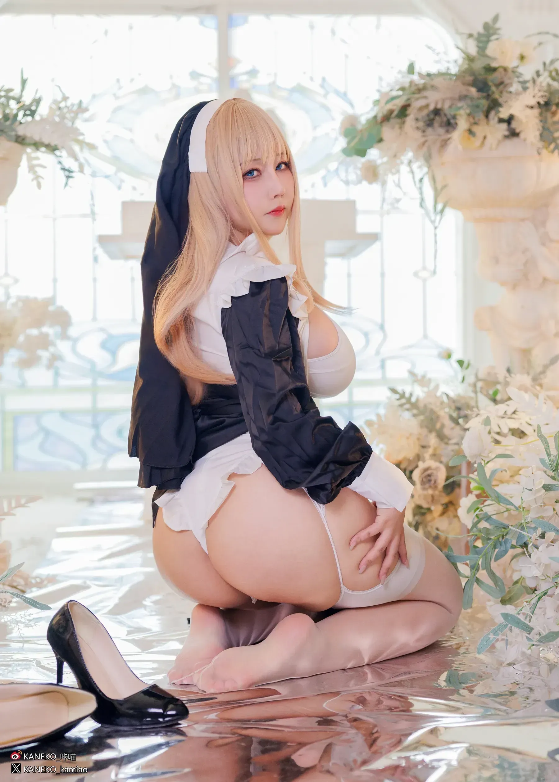 KANEKO_咔喵 – A本修女 Cosplay-第3张