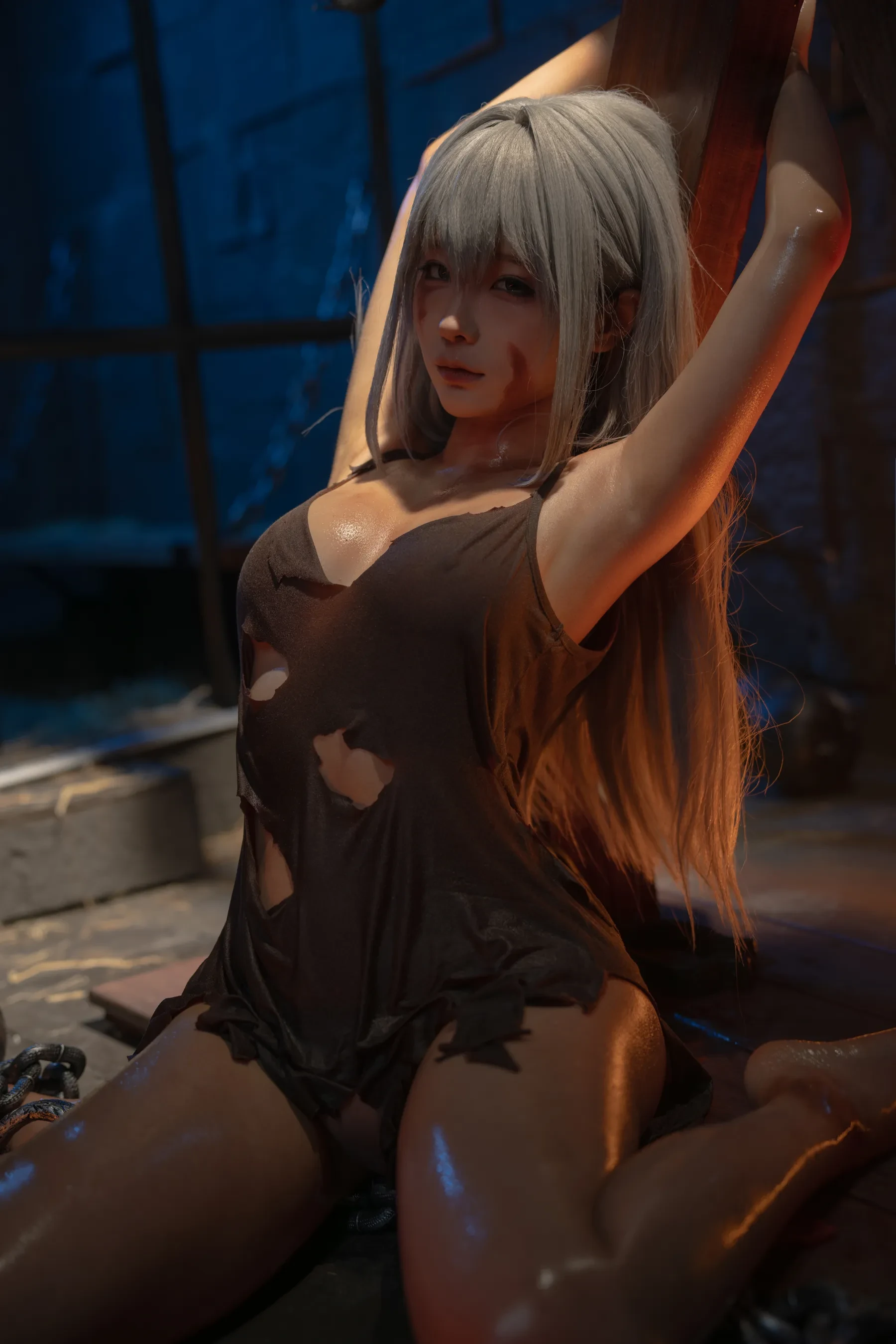 蠢沫沫 – 奴隶少女希尔薇 Cosplay-第8张