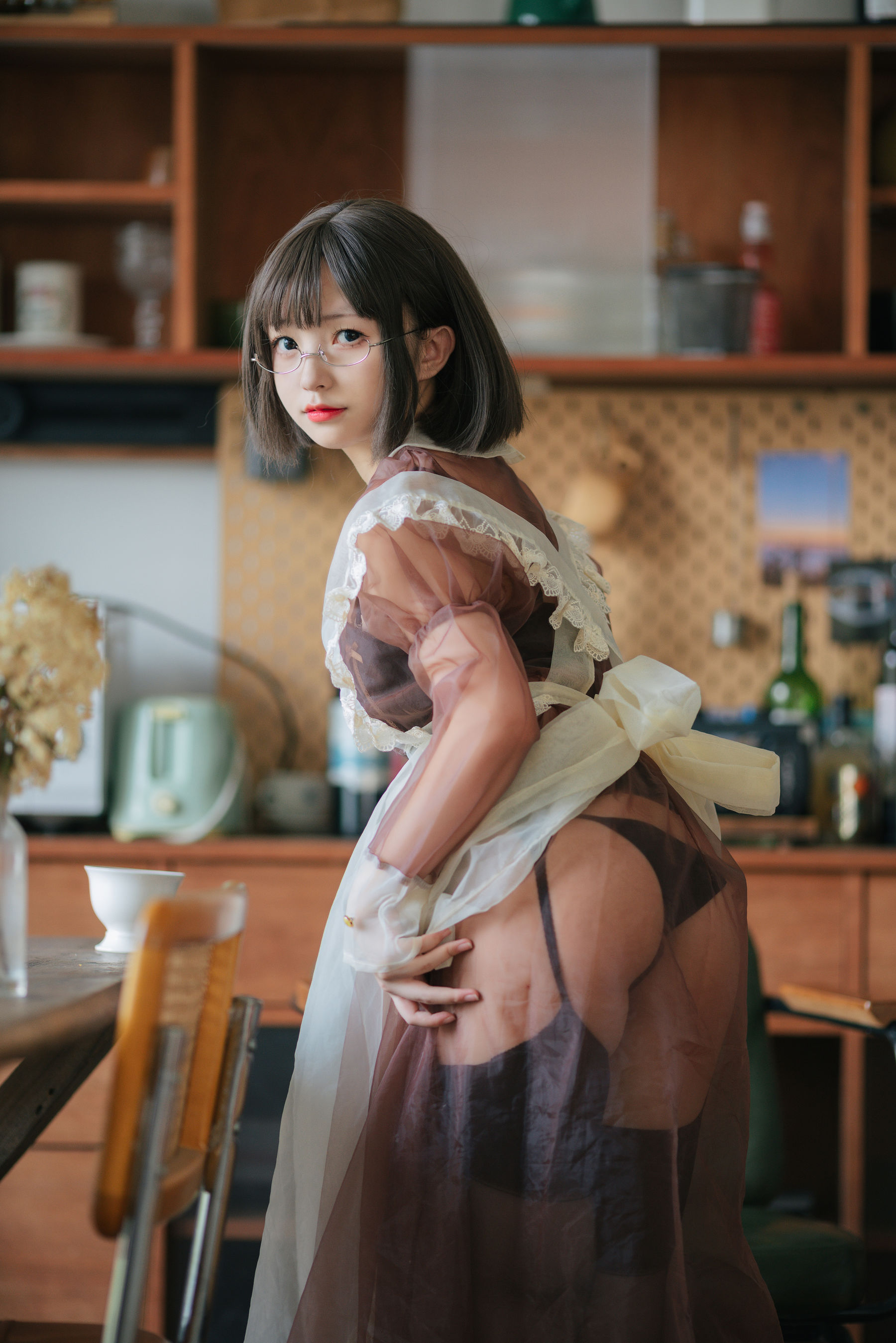 花铃 – 透明女仆 Cosplay-第3张