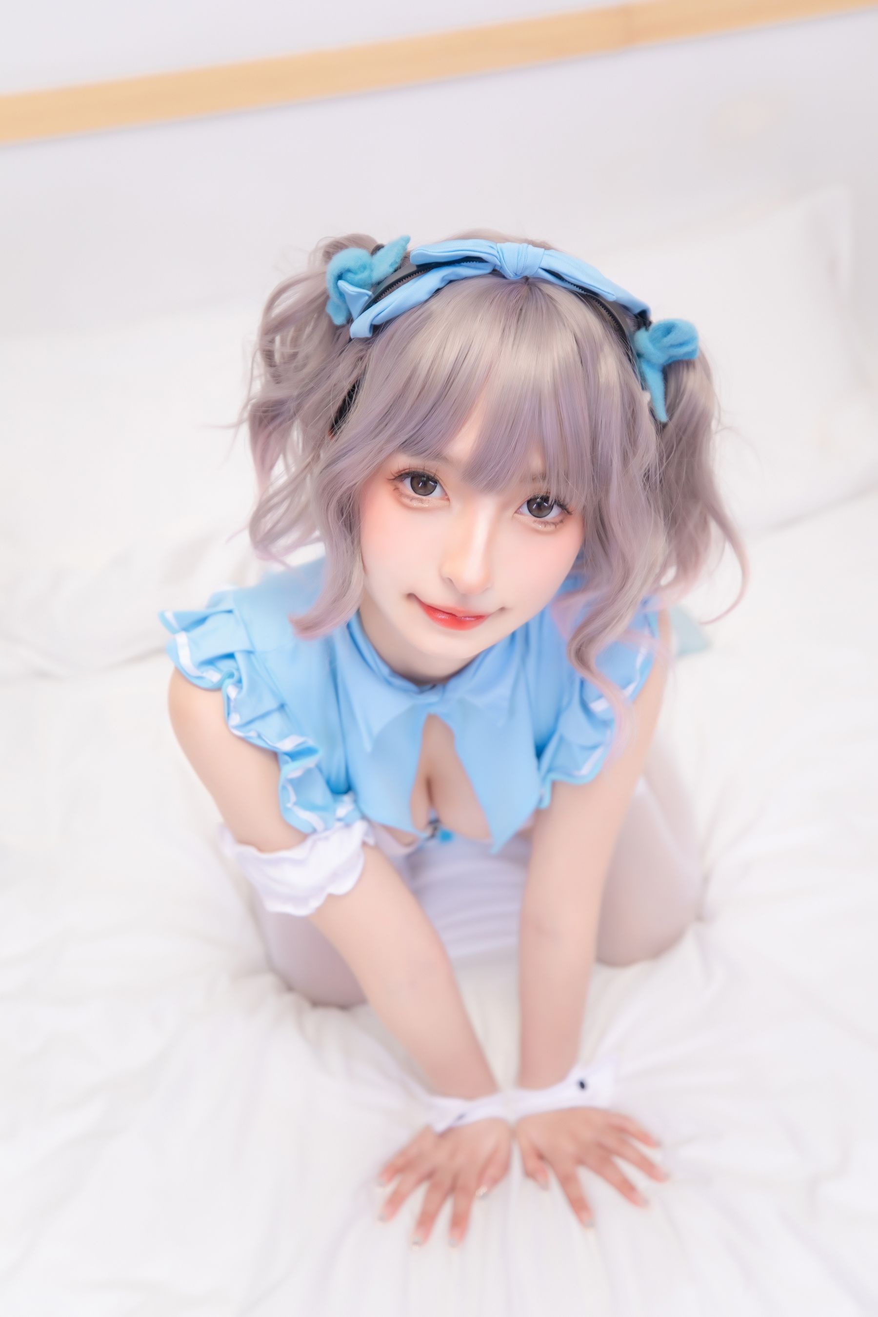 神楽坂真冬 蓝调女仆 Cosplay-第58张