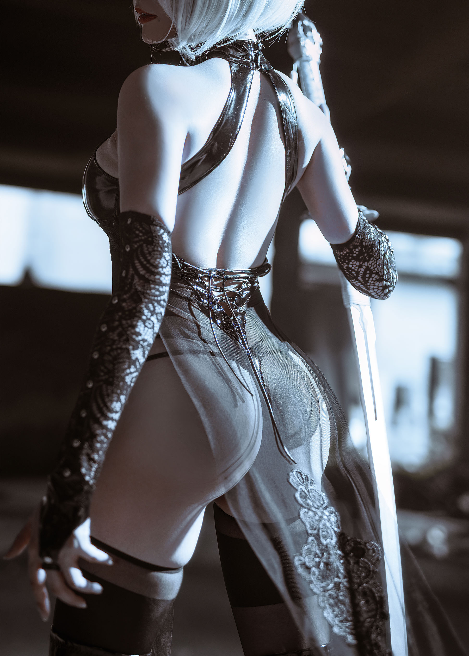 秋和柯基(夏小秋秋秋) 2B (Nier Automata) Cosplay-第1张