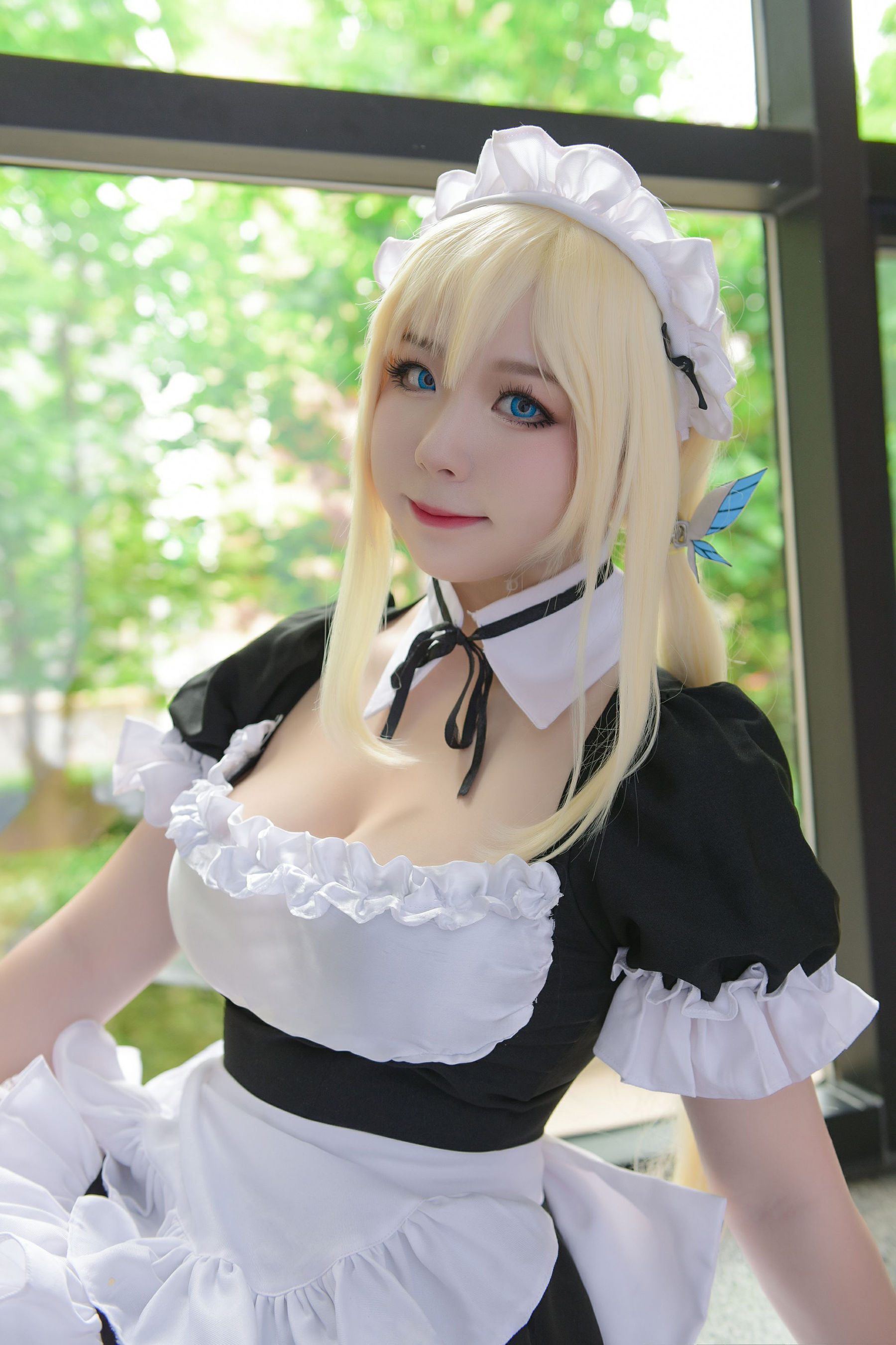 皮皮奶可可爱了啦 – 柏崎星奈女仆 Cosplay-第1张