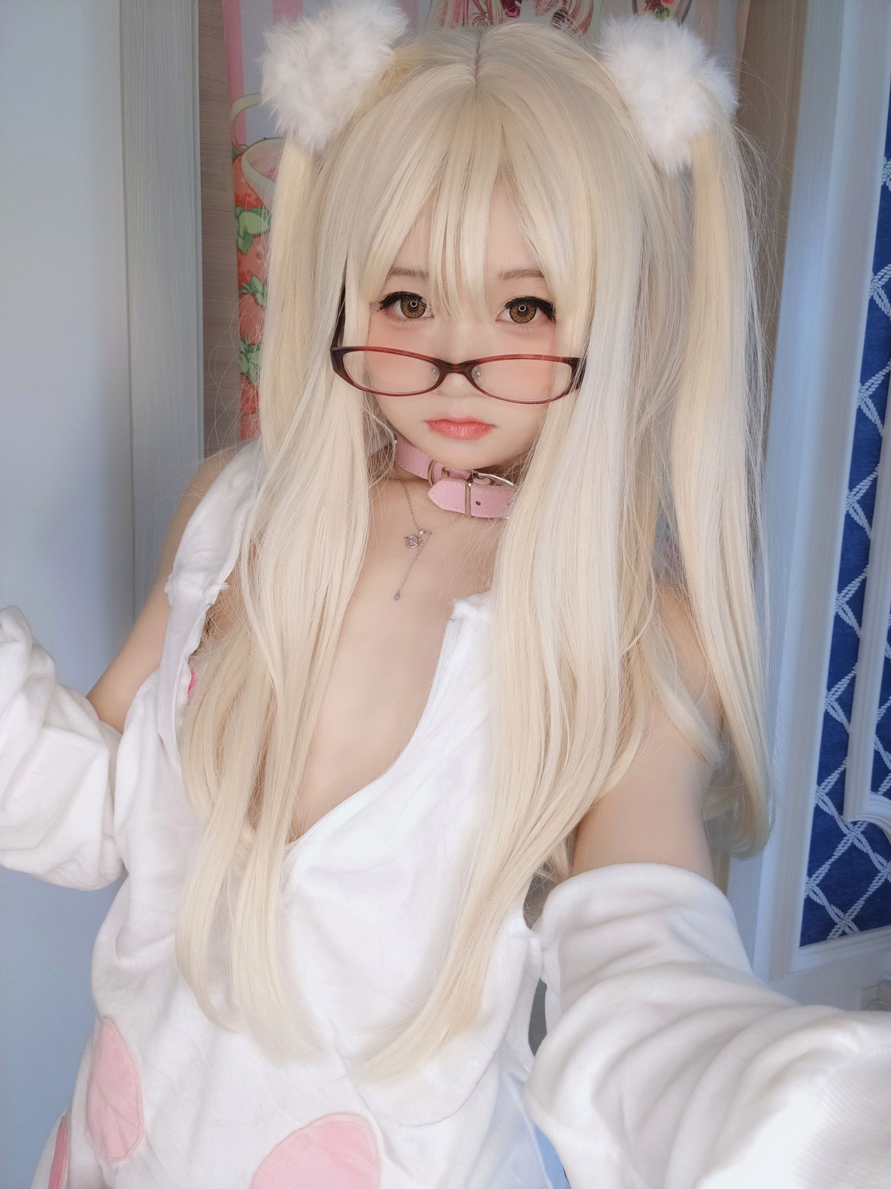 萌妹子Coser摇摇乐yoyo – 白いクリーム Cosplay-第47张