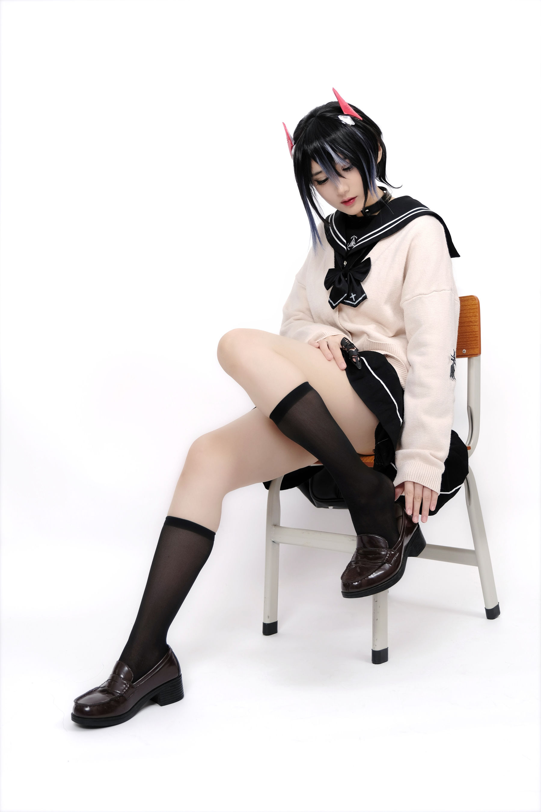 幼愛youmeko – 胡滕JK Cosplay-第40张