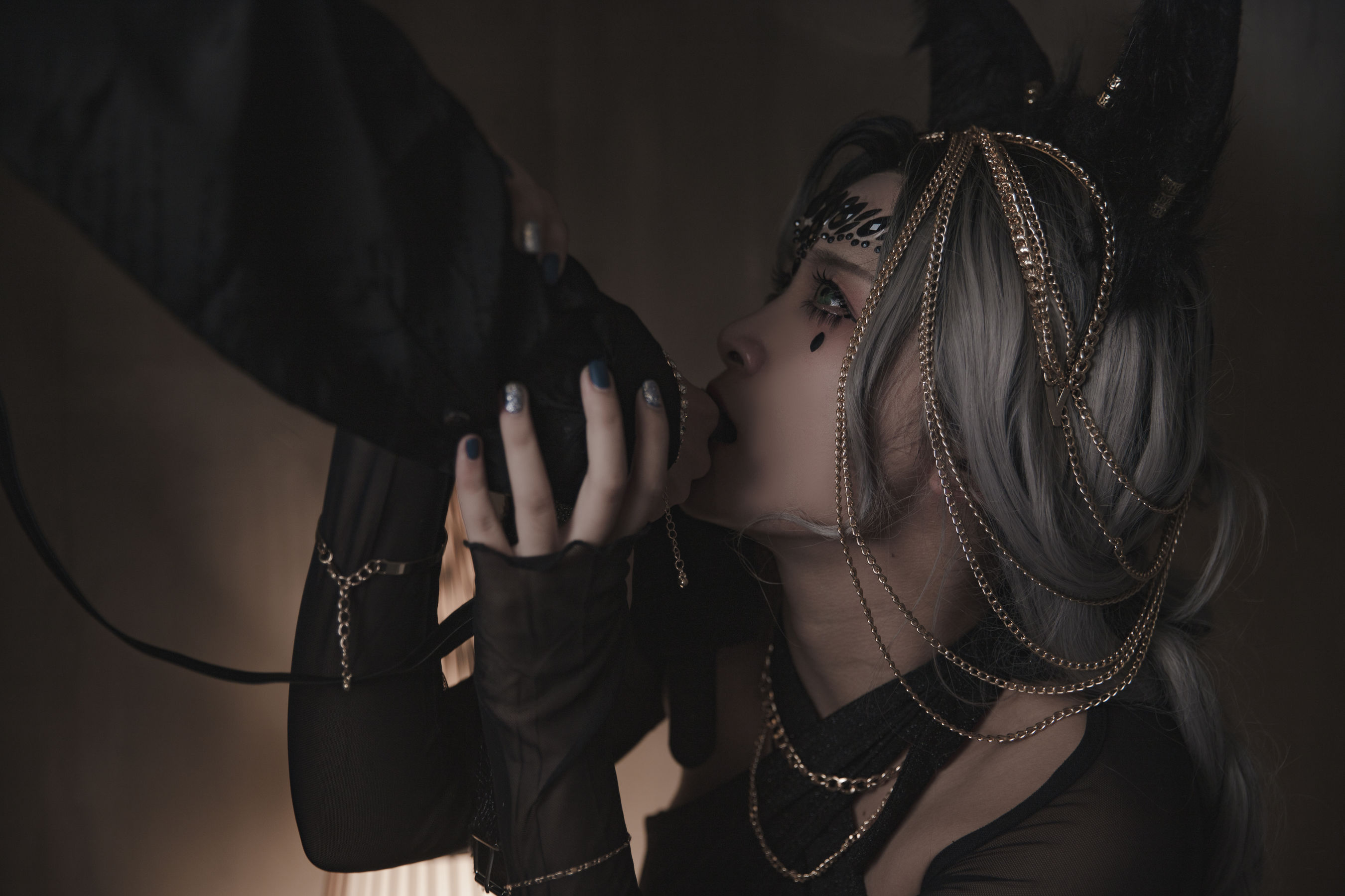动漫博主洛璃LoLiSAMA – 狼少女 狼女的调教 Cosplay-第1张