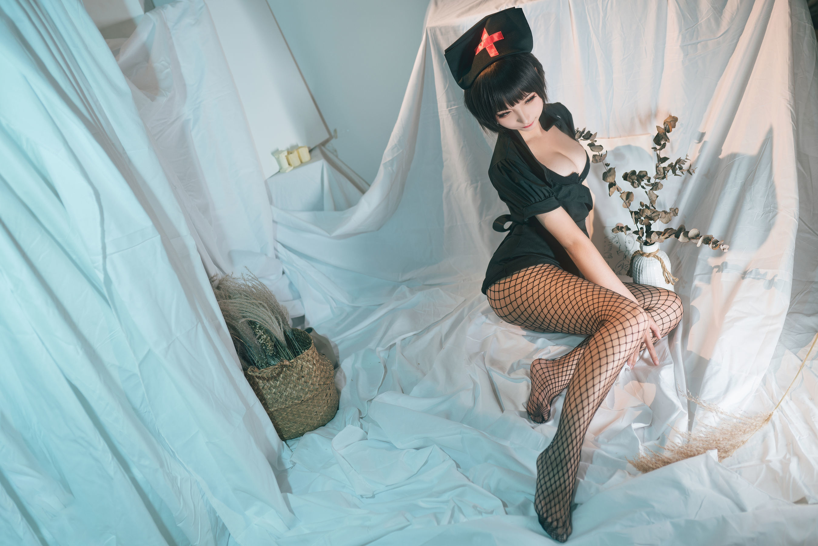 动漫博主蠢沫沫 护士姐姐 Cosplay-第2张