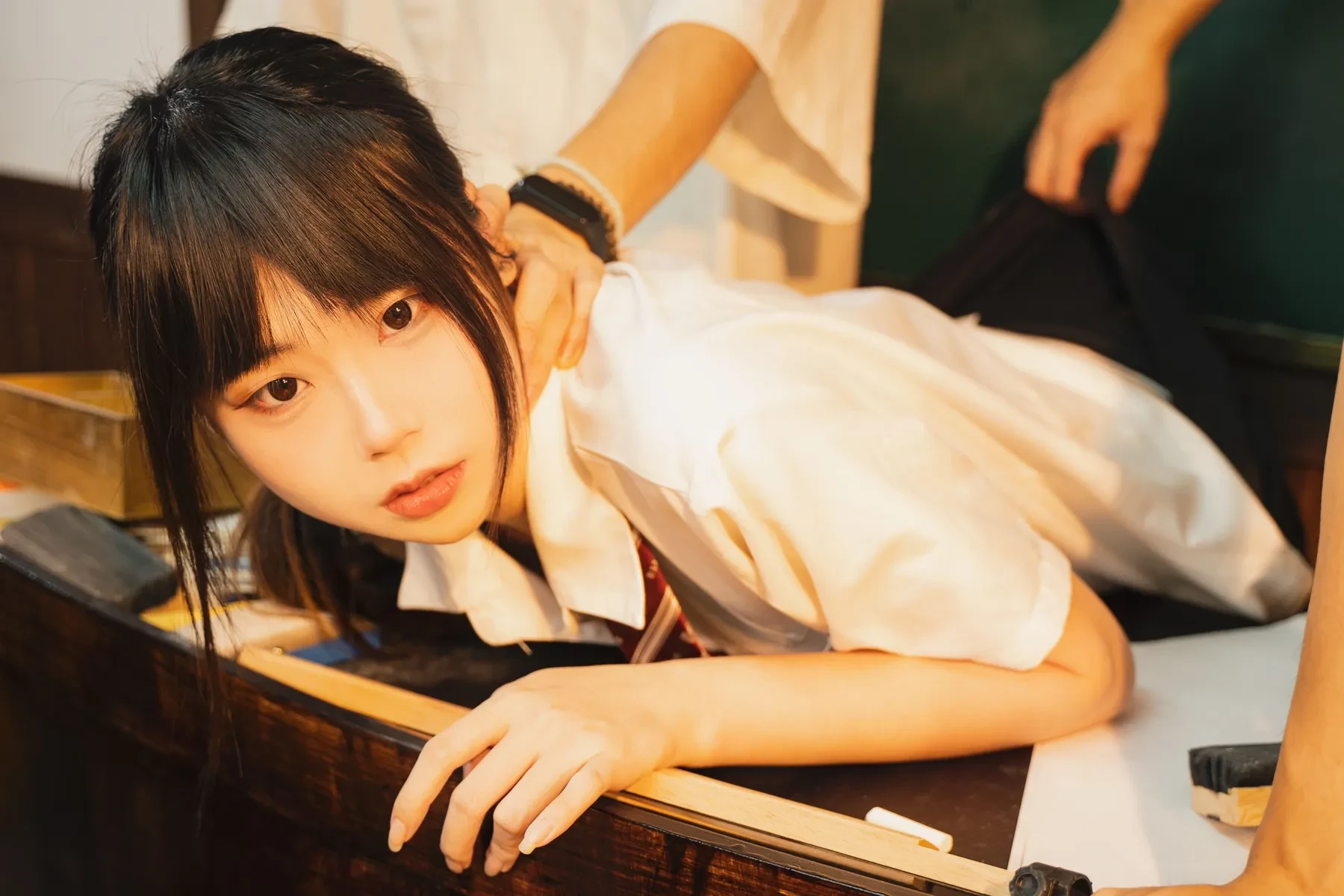 安曜曜 – 教室 放学后 Cosplay-第8张