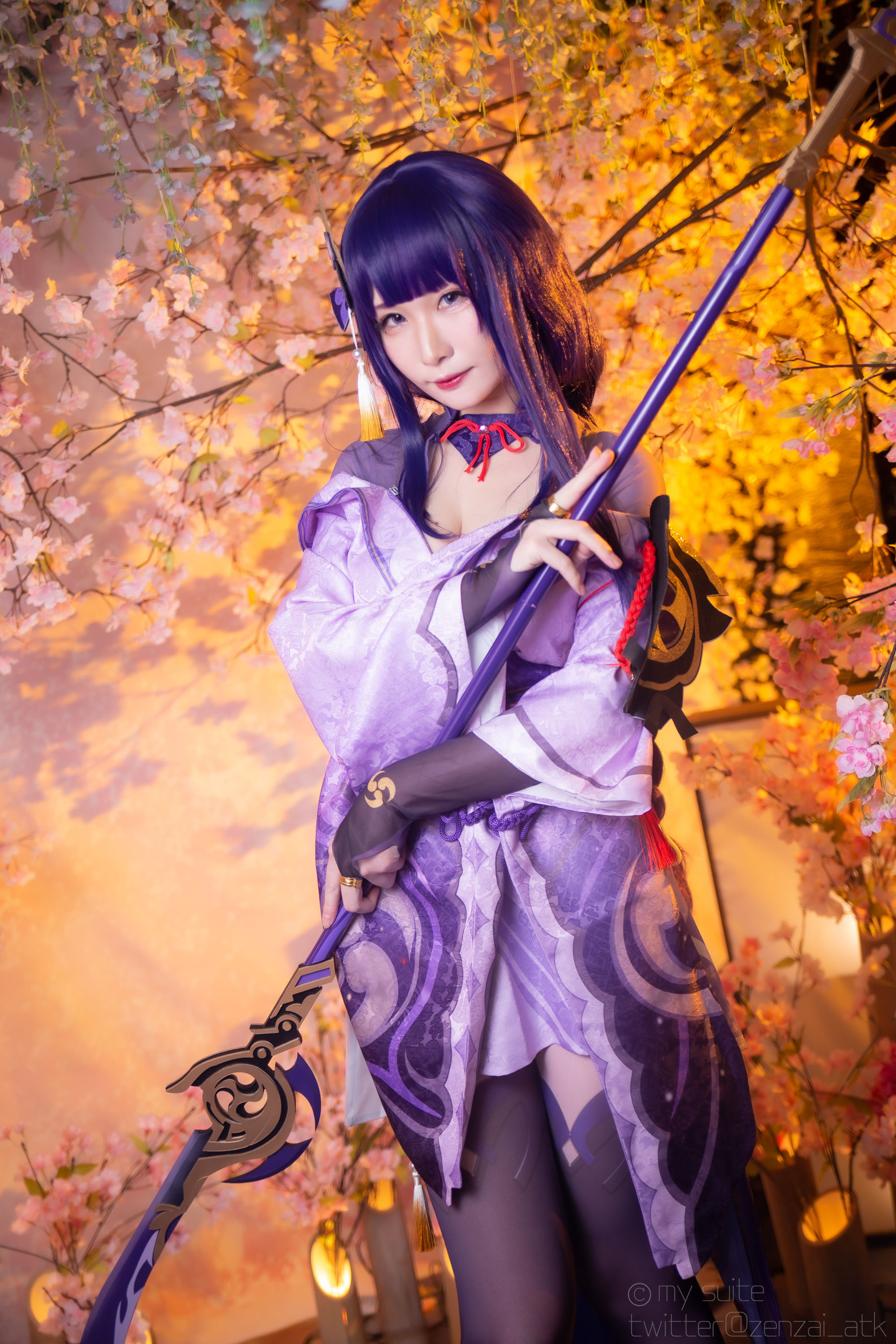 (Cosplay)[my suite] Atsuki あつき – Ikazuti 霆 (Genshin Impact) Cosplay-第1张