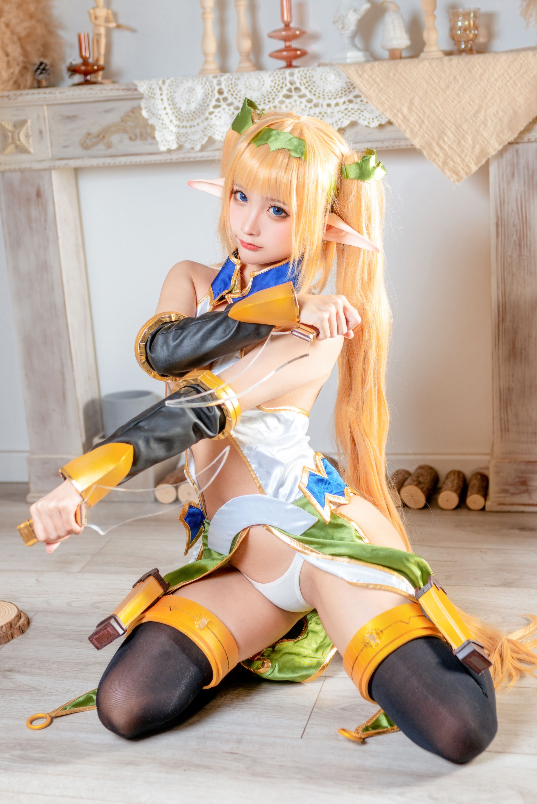动漫博主蠢沫沫 – 精灵村 第二村人 Cosplay-第38张