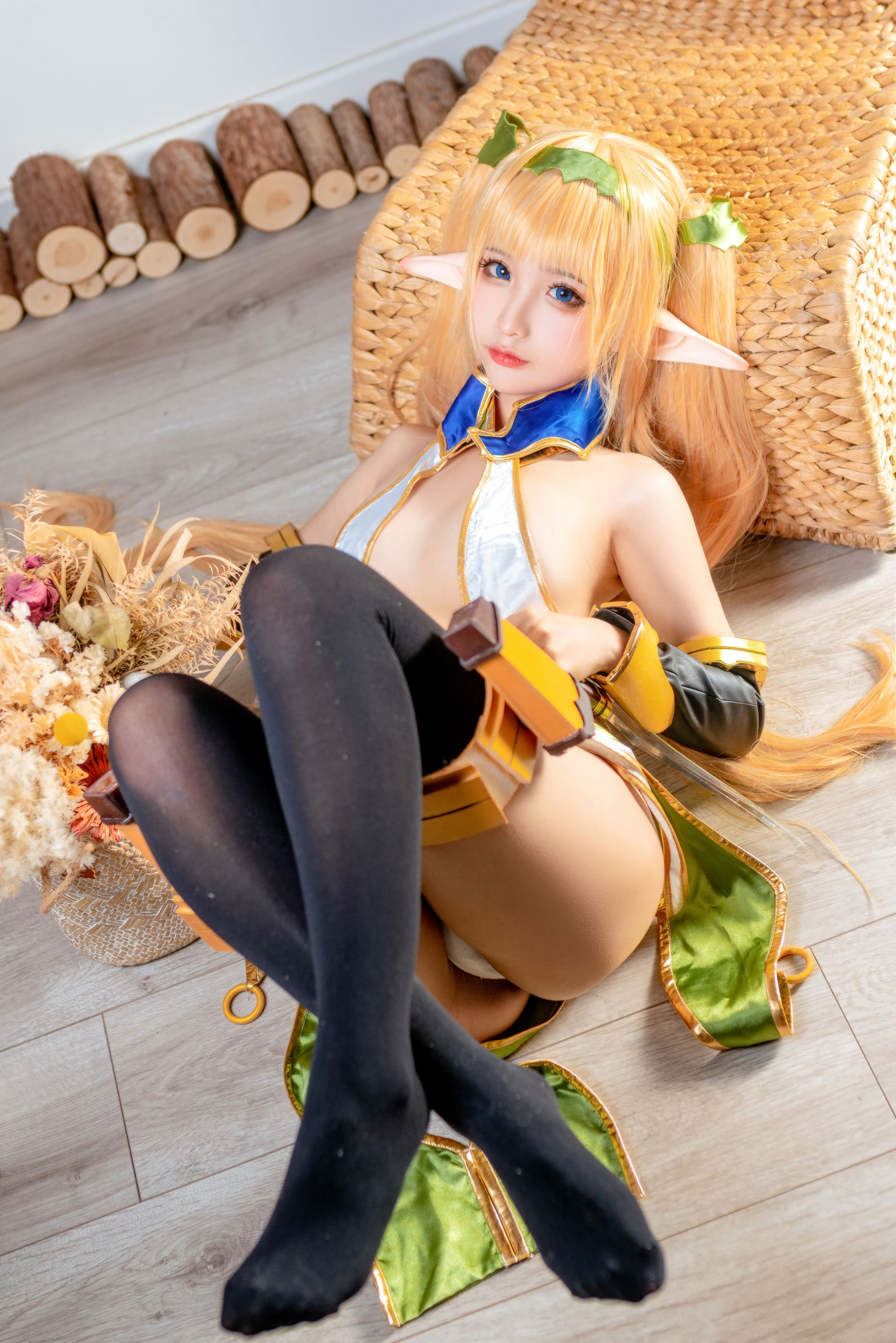 动漫博主蠢沫沫 – 精灵村 第二村人 Cosplay-第40张