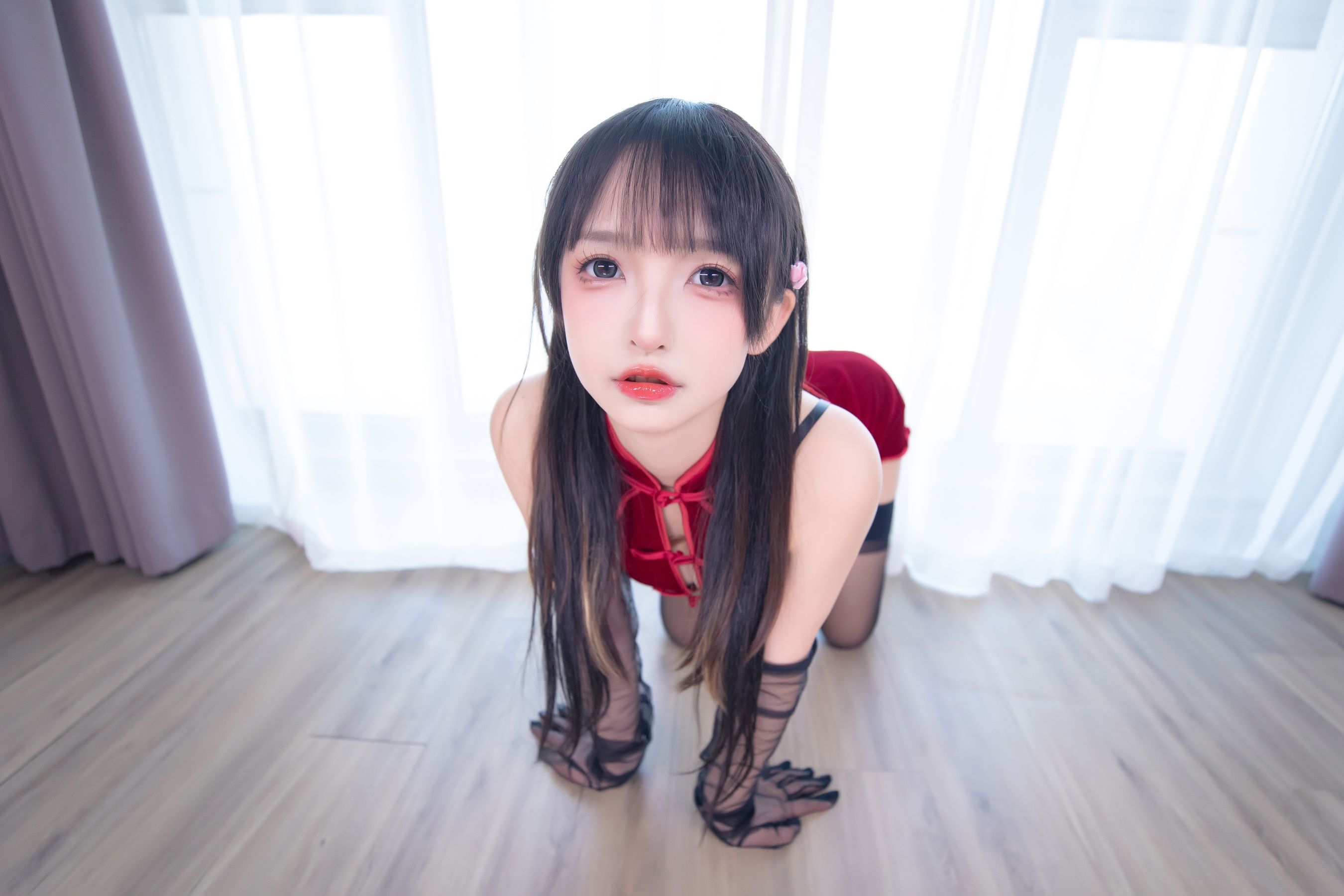 萝莉神楽板真冬之甜蜜皮鞭 Cosplay-第5张