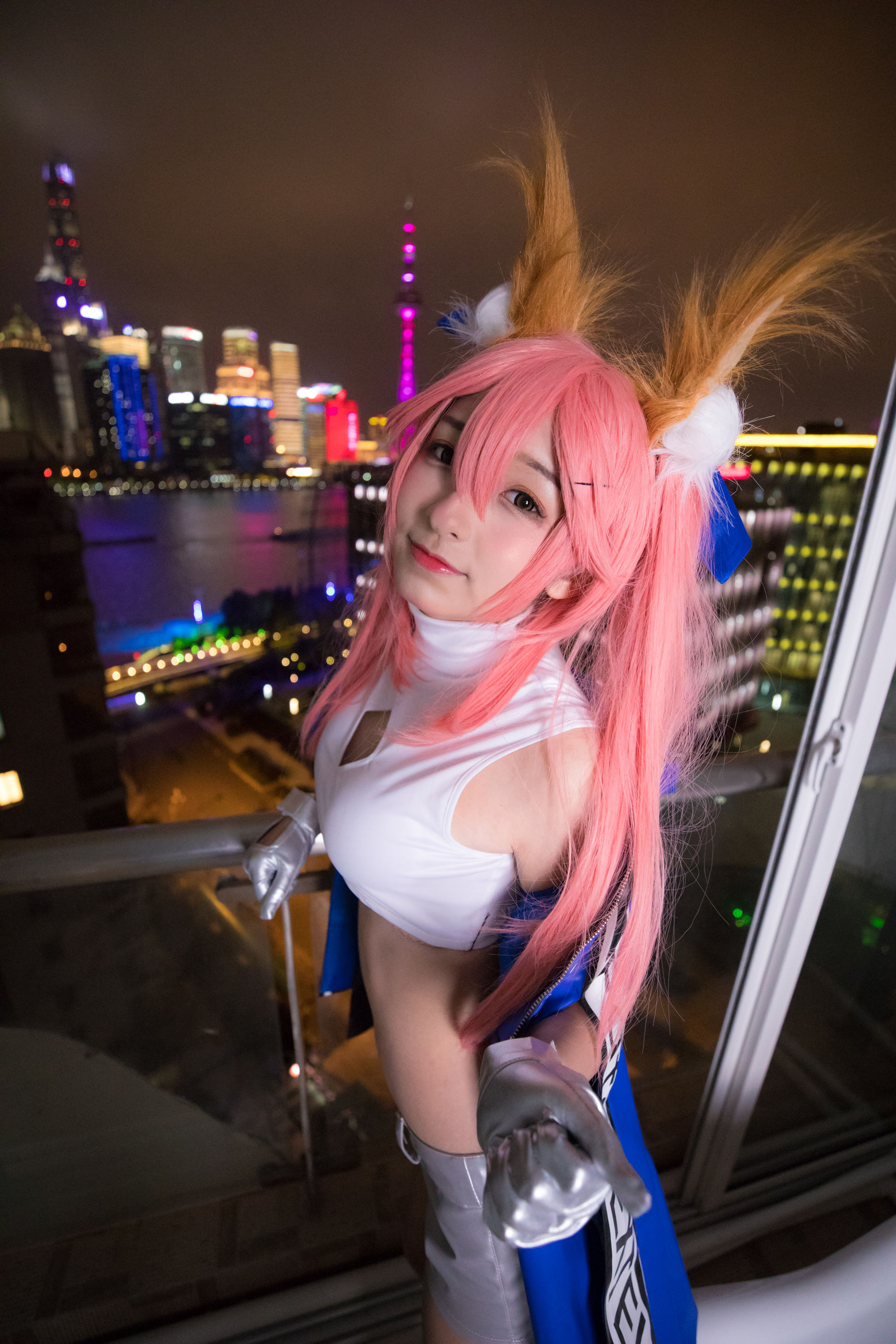 [萝莉COS] 神楽板真冬 目標はあなた、エンジン全開！！ Cosplay-第4张