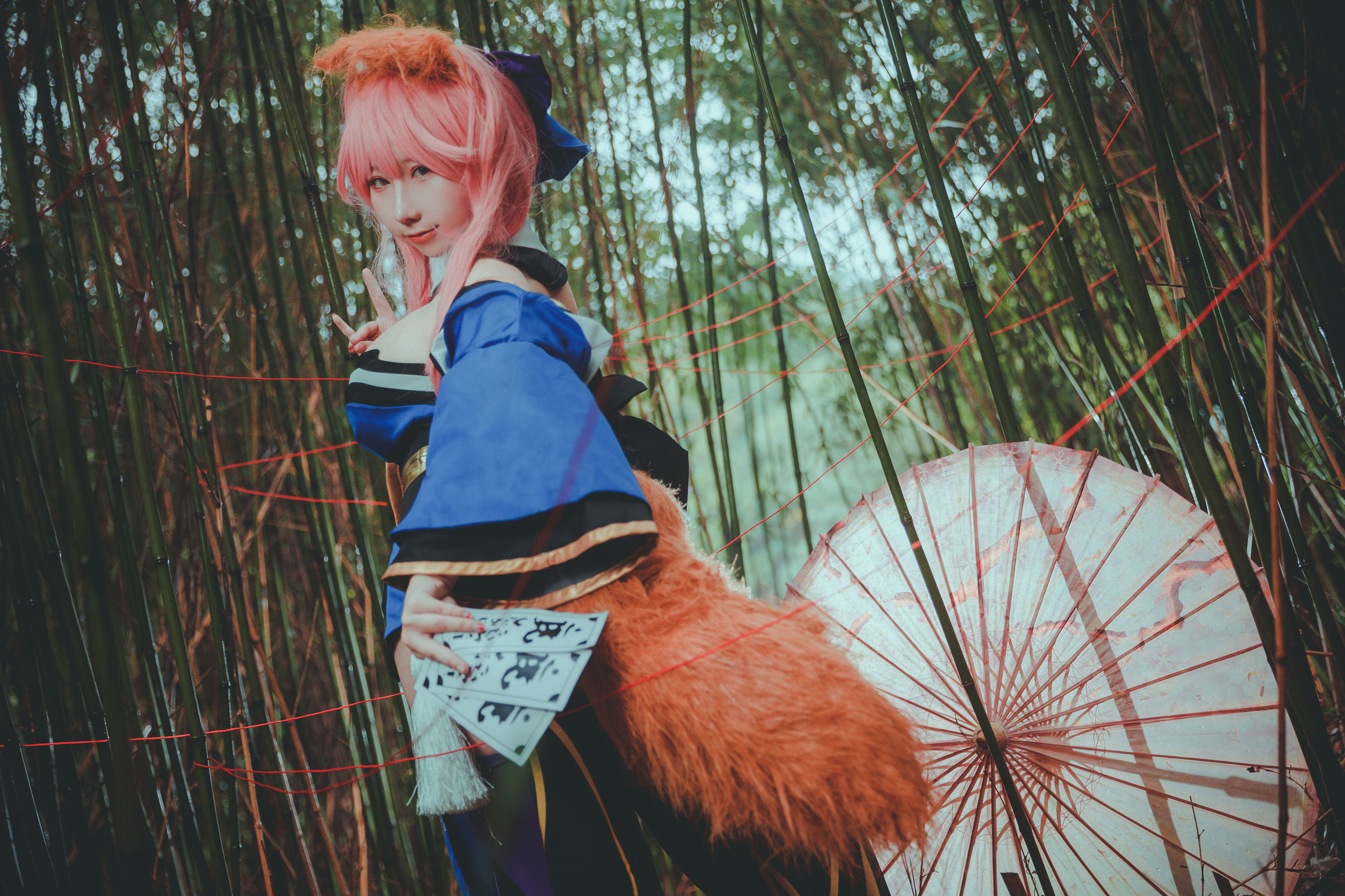 动漫博主从从从从鸾 玉藻前 Cosplay-第8张