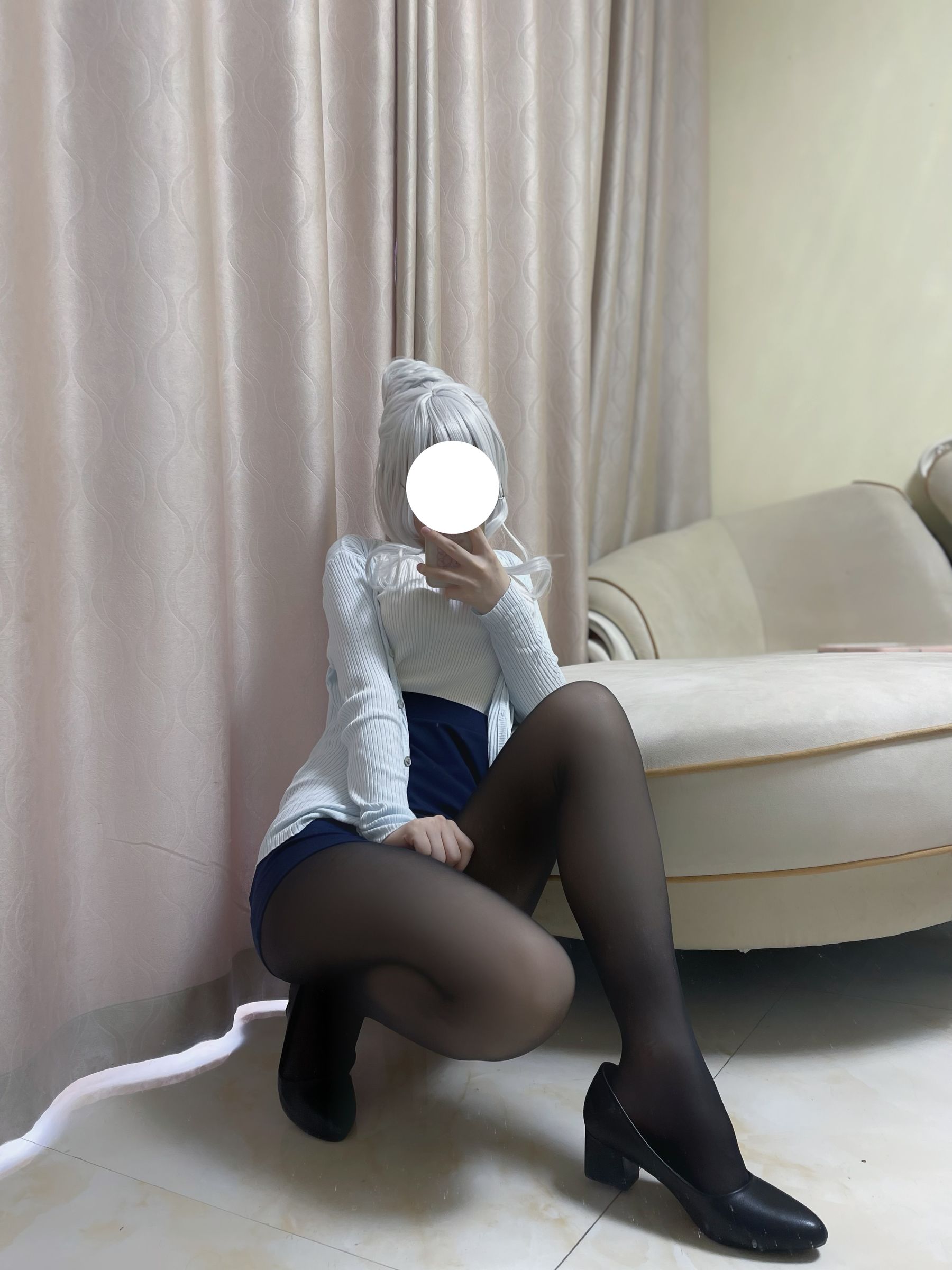 幼愛youmeko – 未亡人雪女 Cosplay-第5张