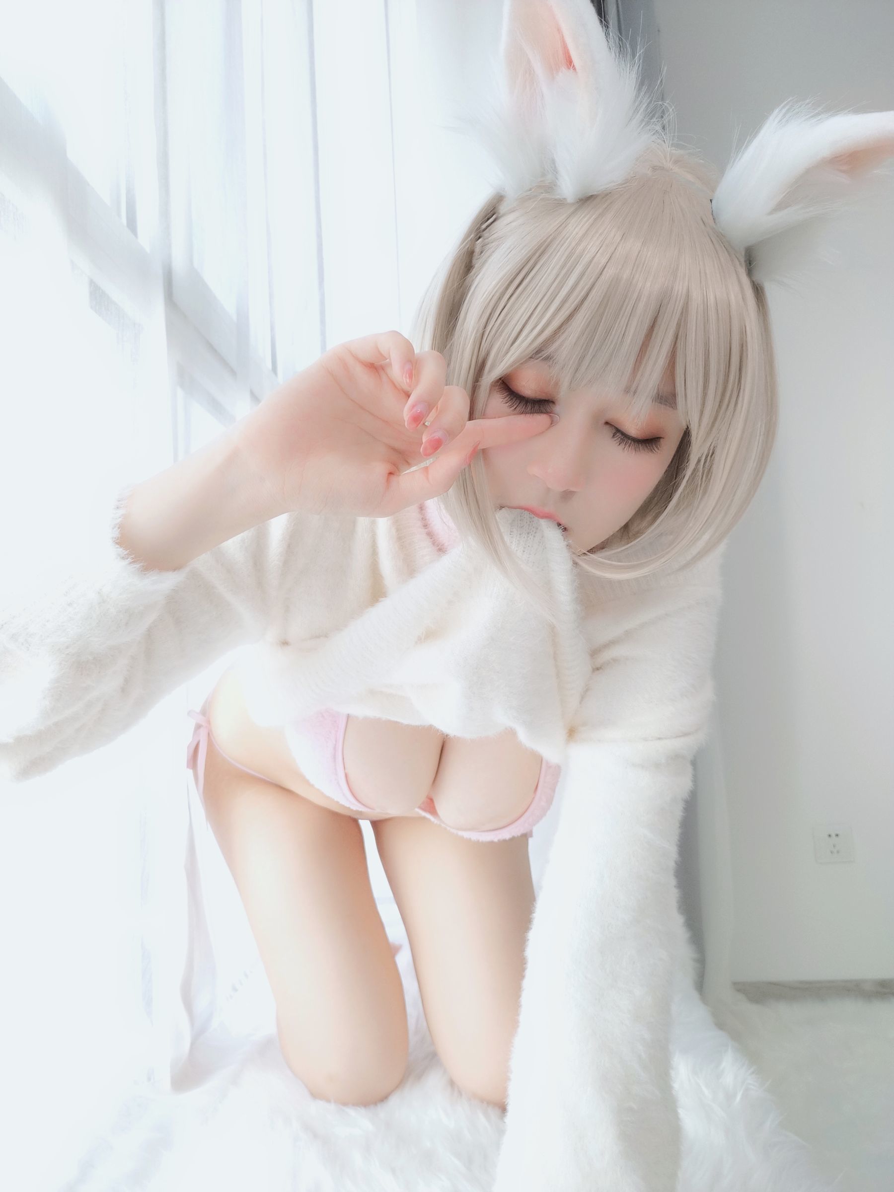 Coser小姐姐白银 小白兔 Cosplay-第4张