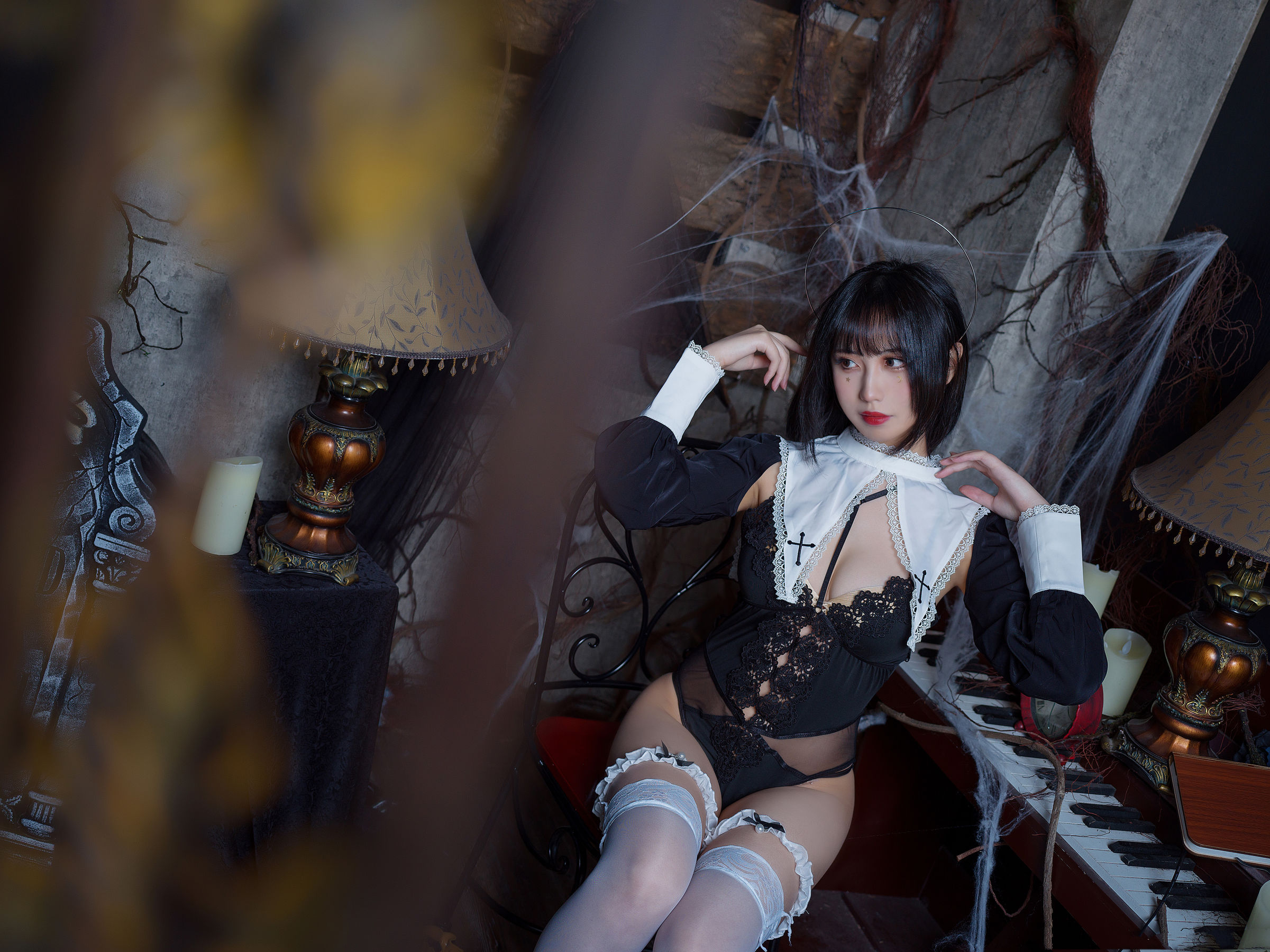 二次元少女念雪ww – 修女 Cosplay-第10张