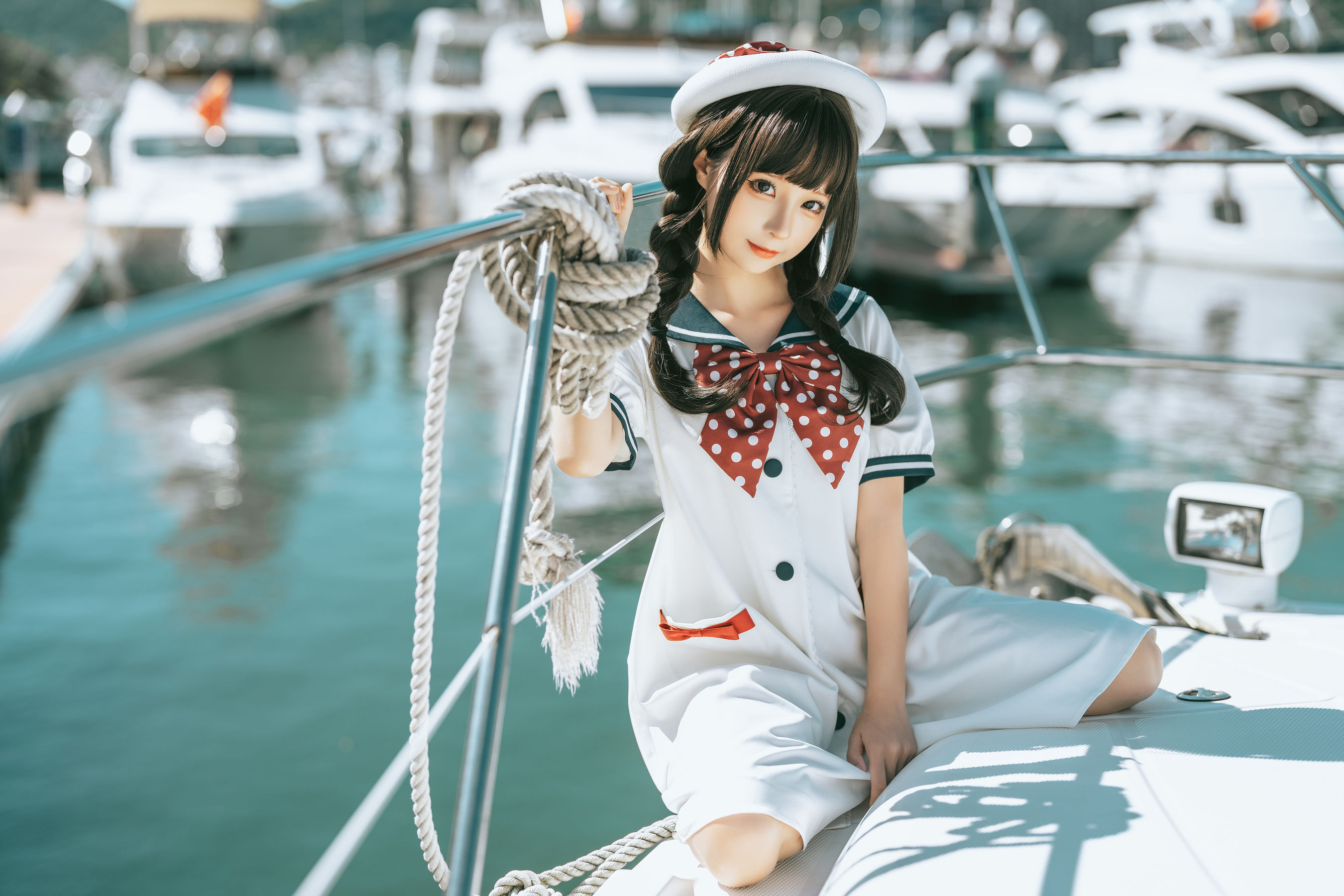 动漫博主蠢沫沫 – 水手日记（绅士版） Cosplay-第5张