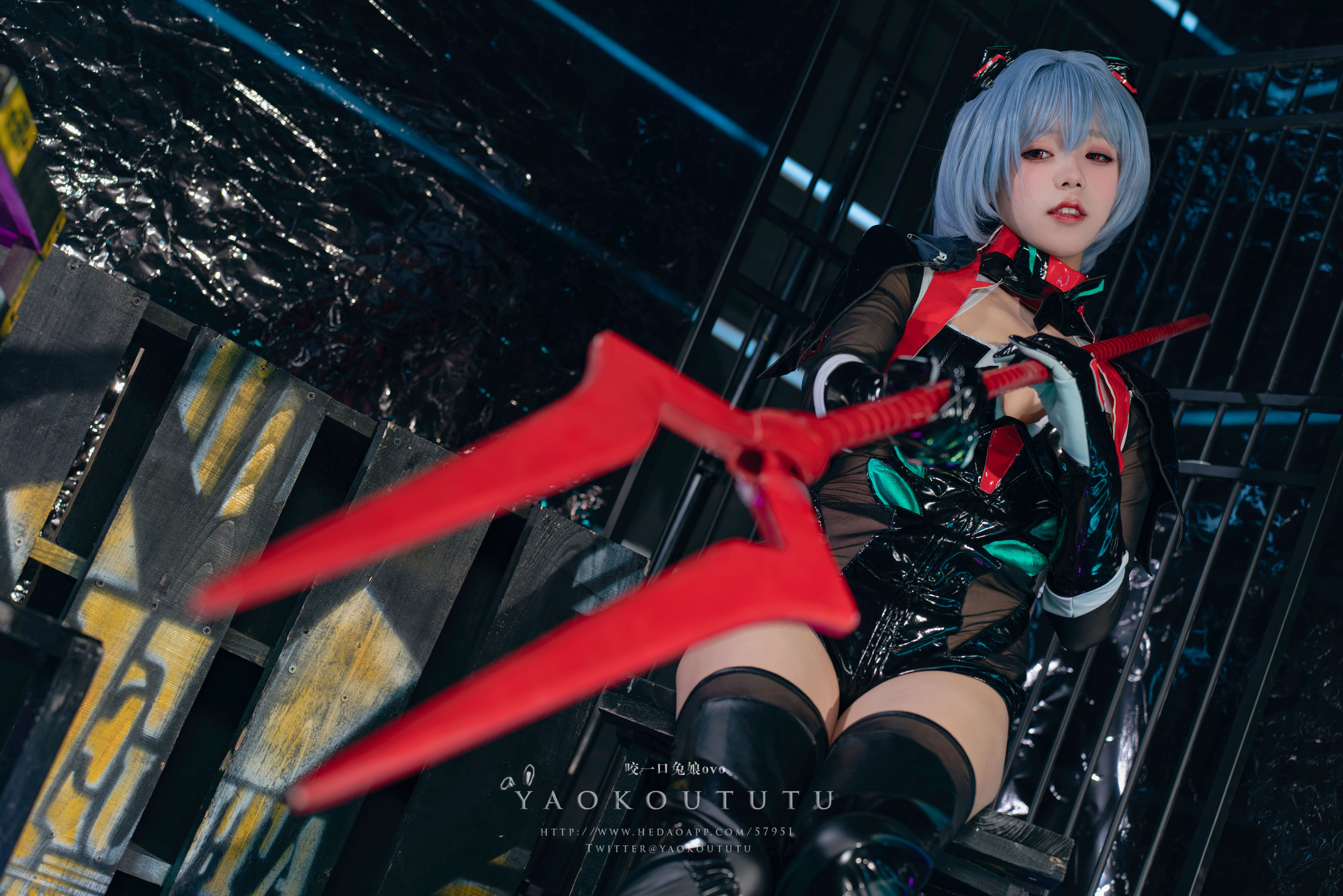 咬一口兔娘 – 黑凌波 Cosplay-第6张