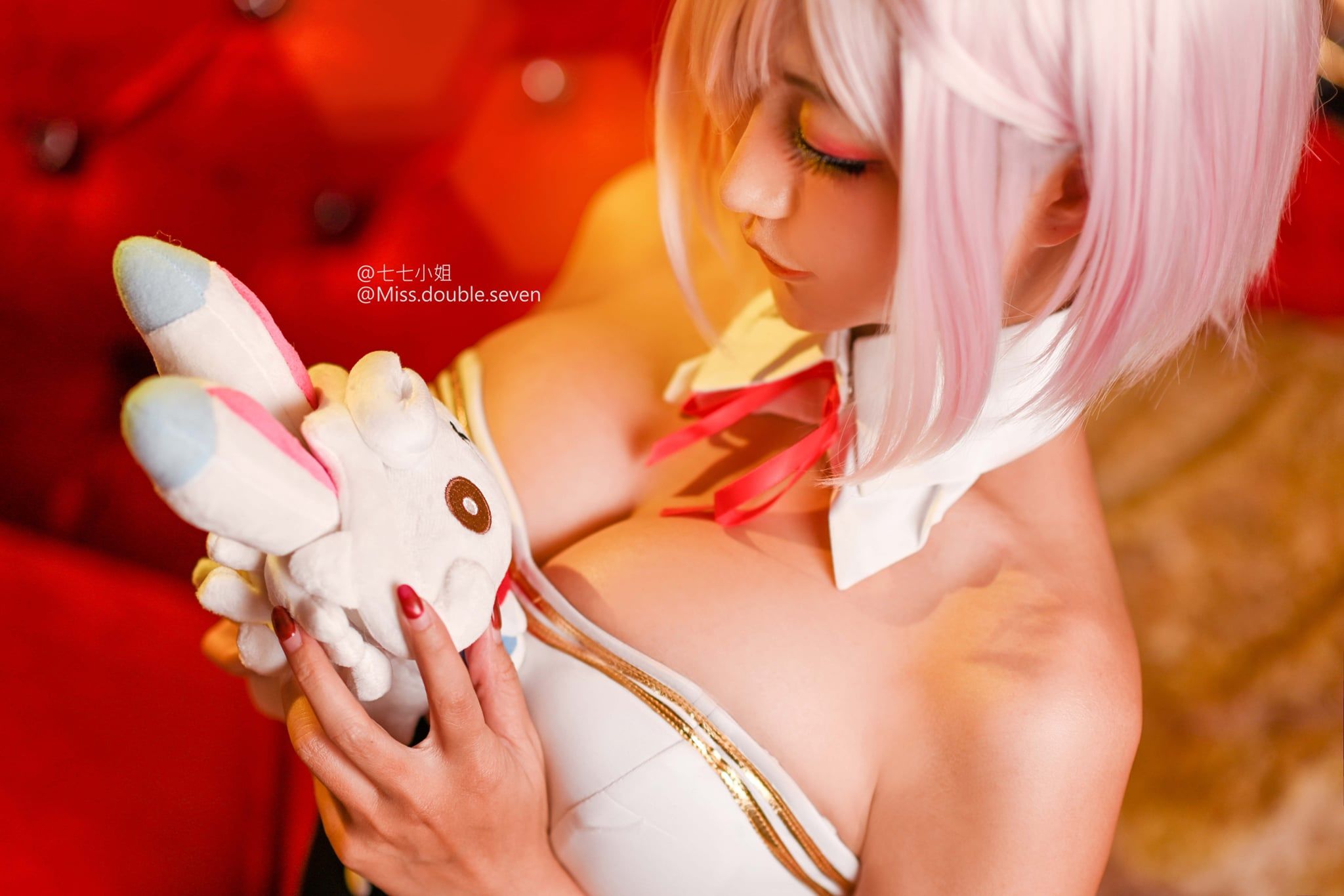 七七小姐 – 玛修 Cosplay-第10张