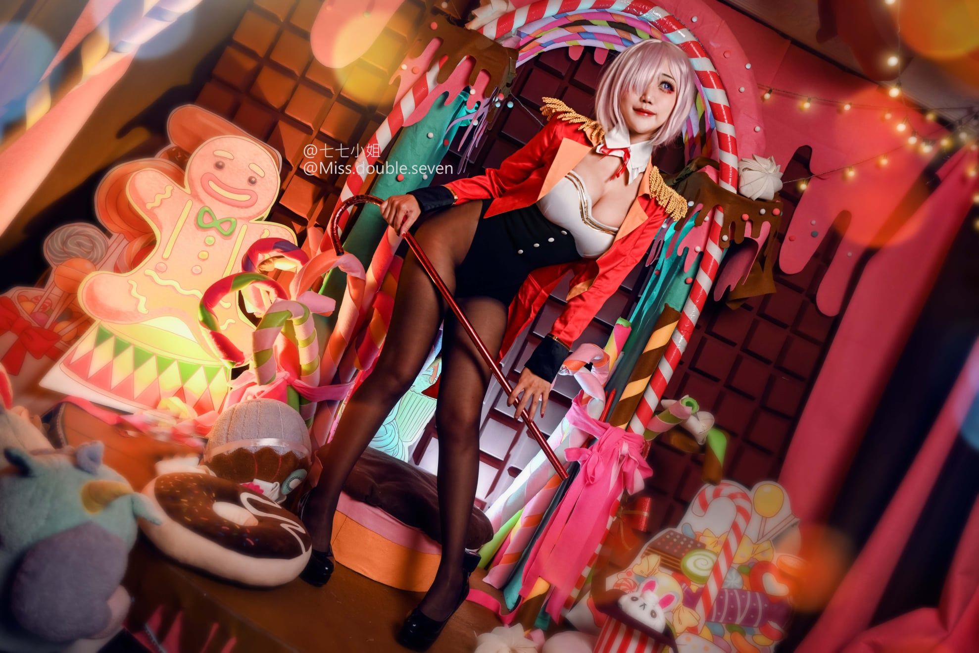七七小姐 – 玛修 Cosplay-第4张